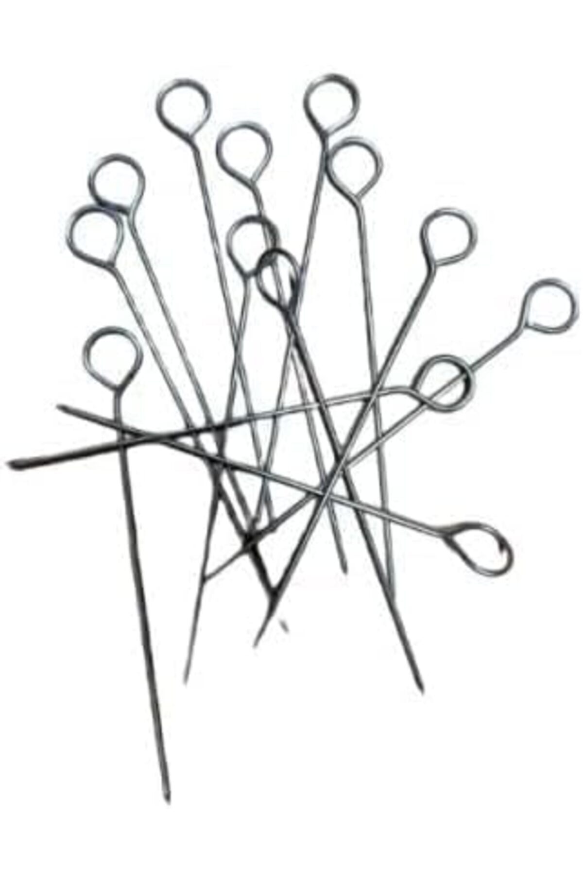 Misda Store Şiş Tel Seti, 4 Adet, Paslanmaz Çelik, Tüm Modellere Uyumlu, Tavuk Şiş Çubuğu