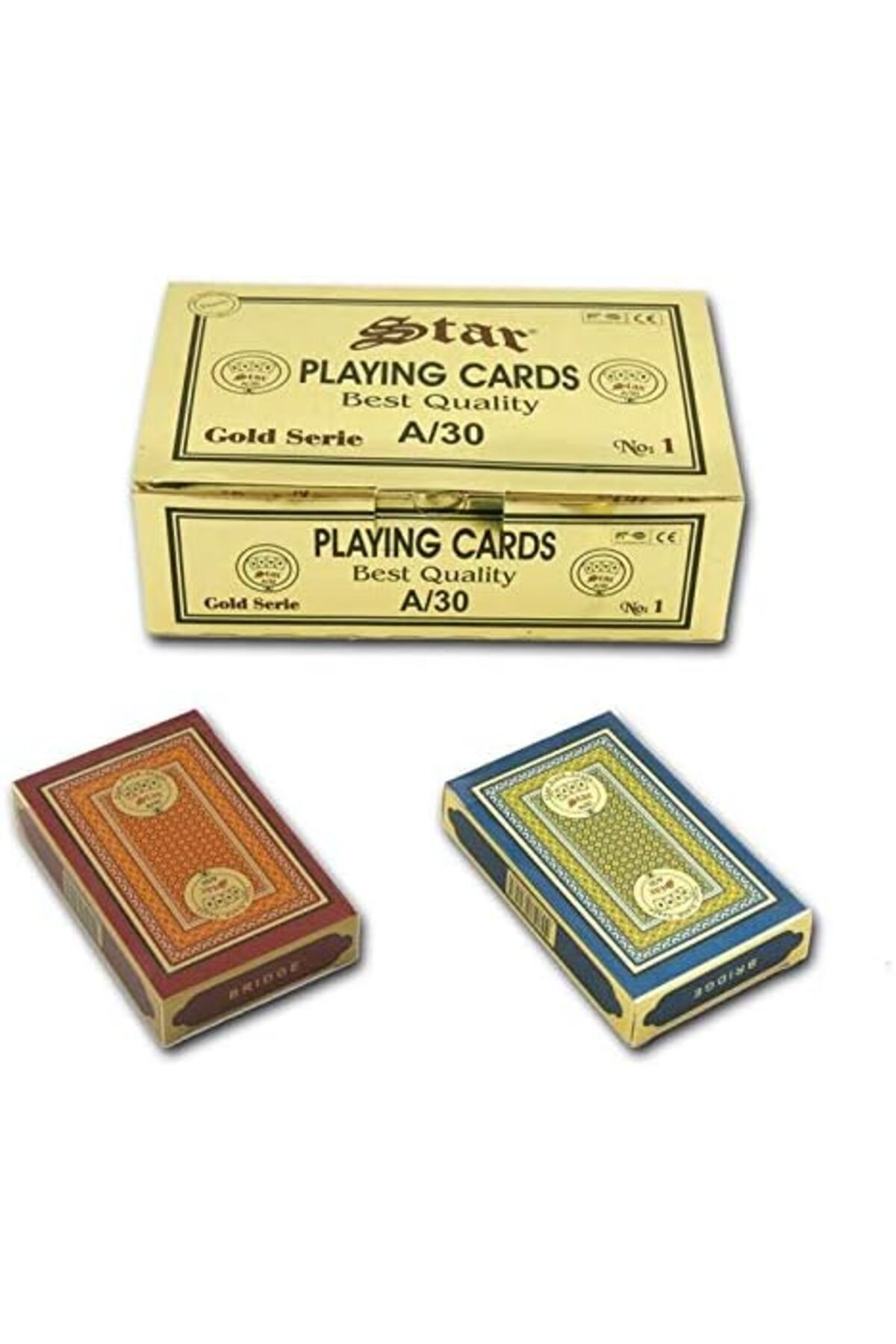 SoyluhanStore 2'li Gold Iskambil Oyun Kağıdı, BİRİÇ OYUN KAĞIDI, Yüksek Kalite