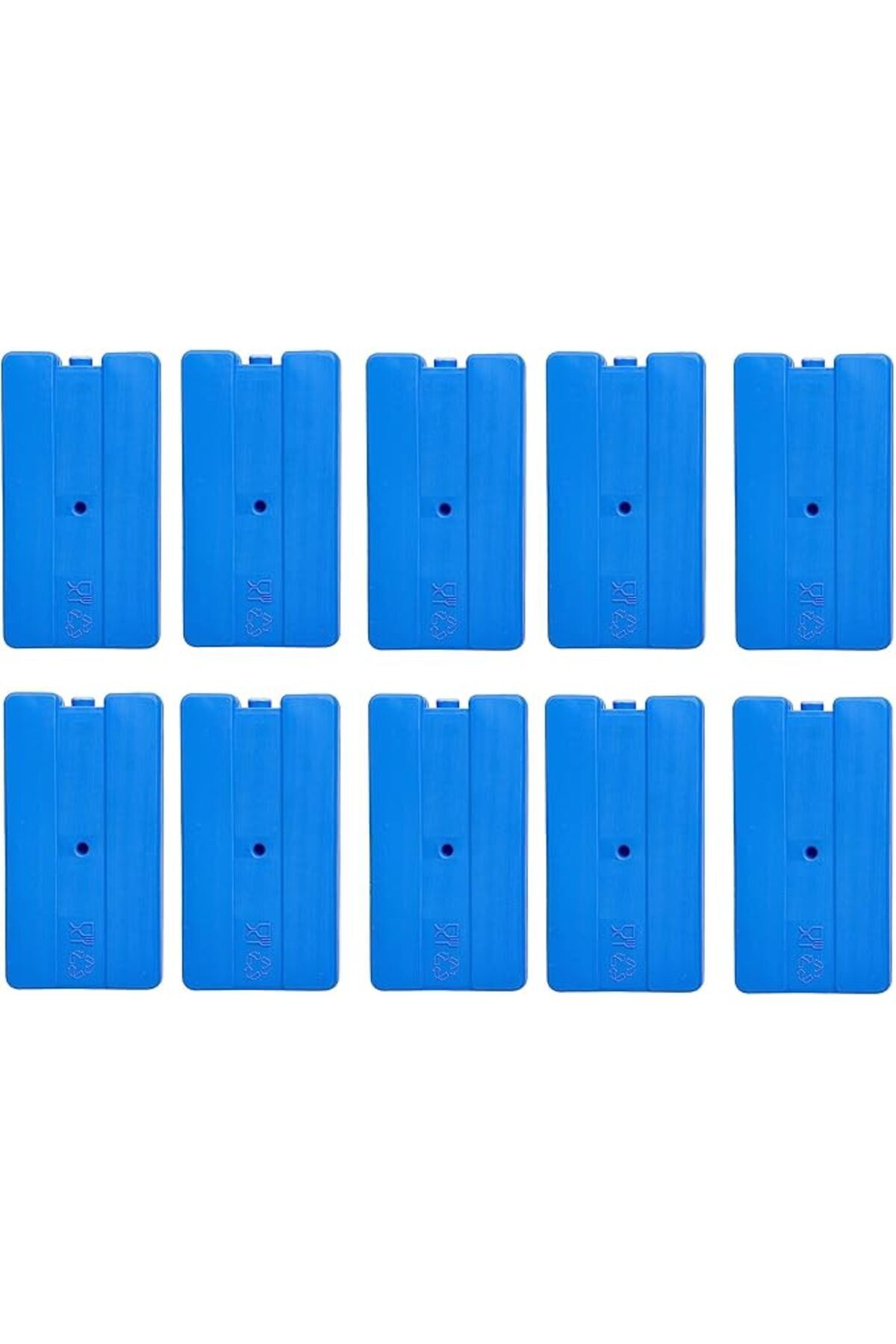 Genel Markalar Buz Aküsü Buz Kasedi Ice Box 10nanlu Set 370 ml x 10, Ankanorm, Mavi