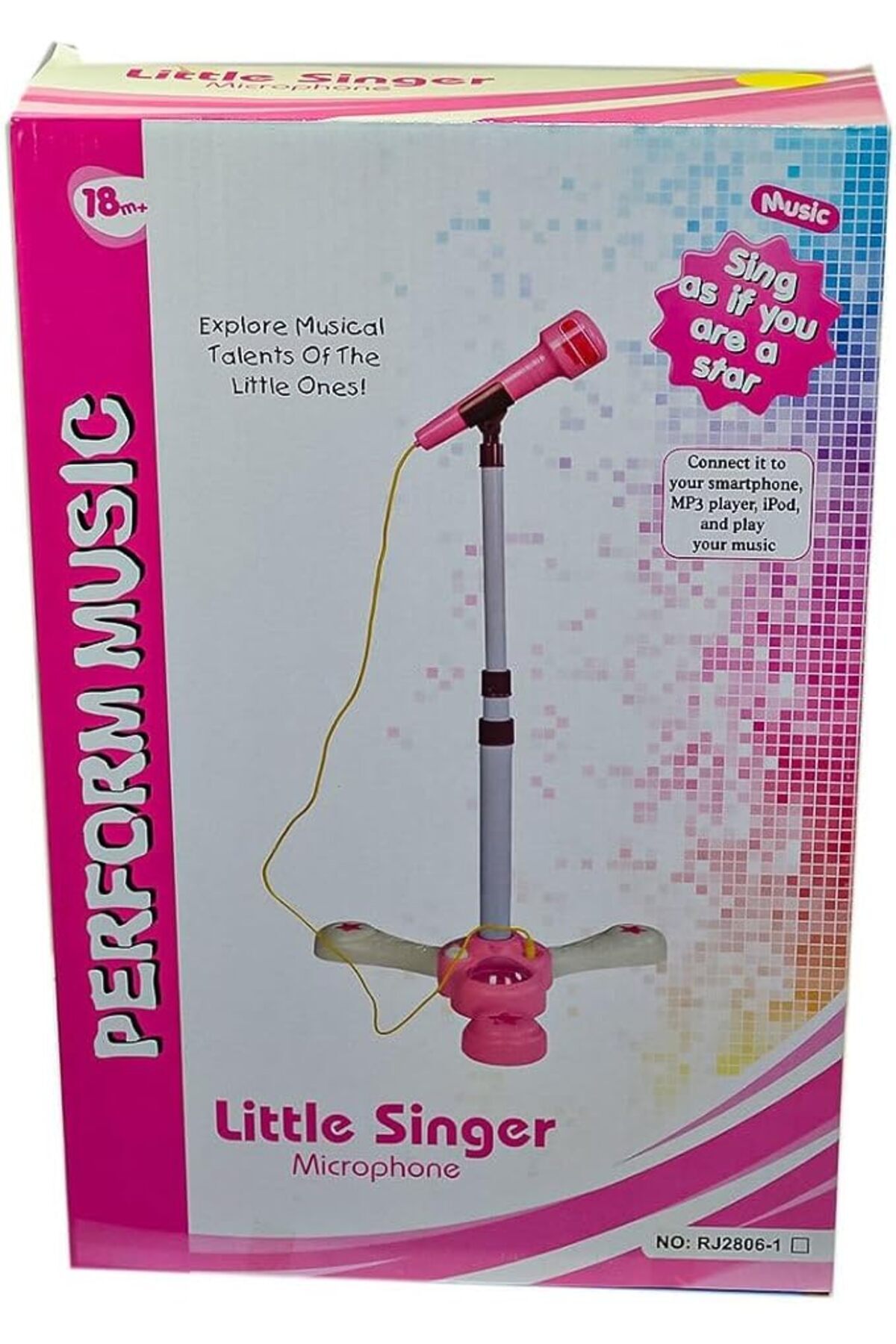 SoyluhanStore e Toys Ayaklı Sesli Mikrofon