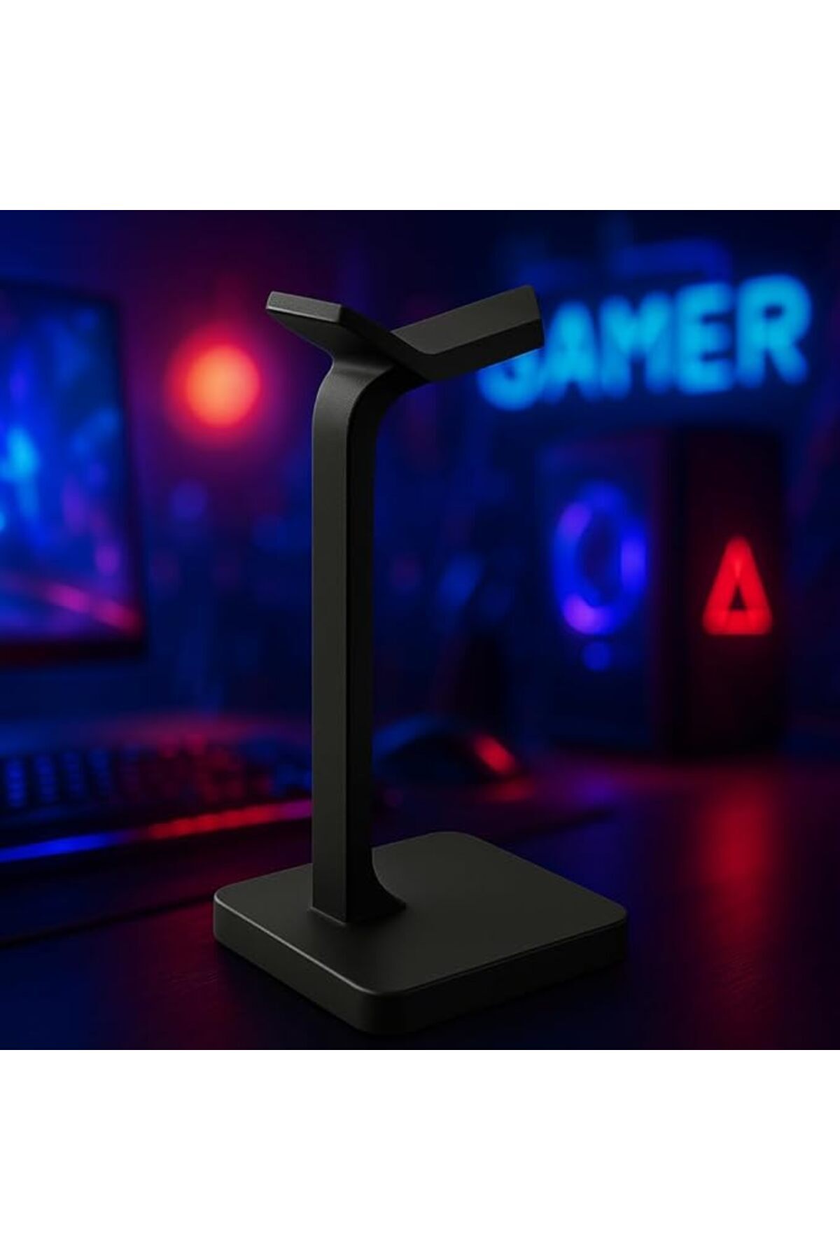 SoyluhanStore Kulaklık Standı - Dekoratif Kulaklık Tutucu 24cm