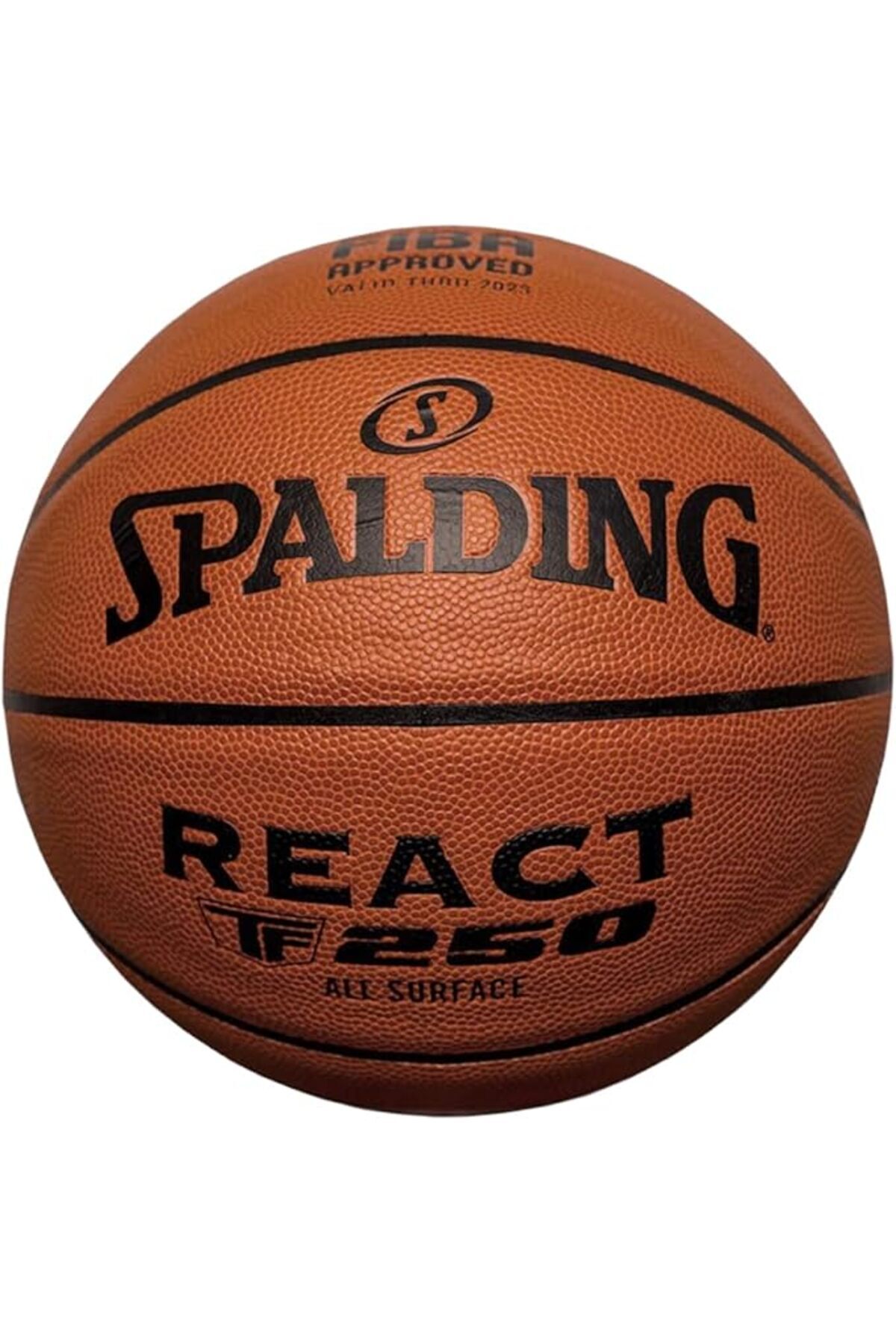 yenibagshop React FIBA TF 250 76967Z, üniseks basketbol topu, turuncu, 7 EU
