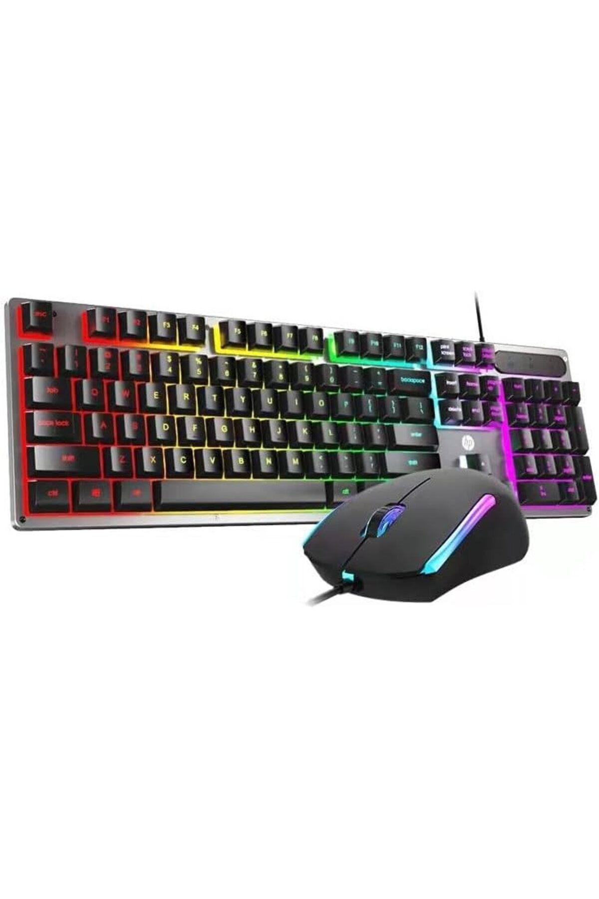 SoyluhanStore KM300F Gaming Oyuncu Klavye Mouse Set İngilizce Q