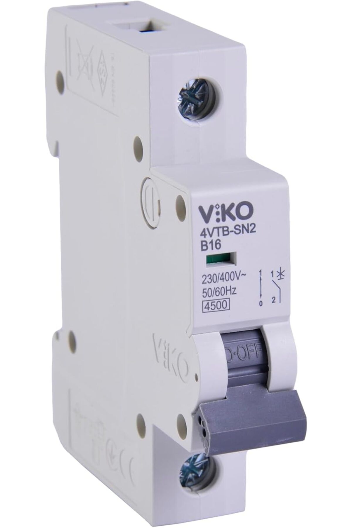 SoyluhanStore 4VTB-1B16 Otomatik Sigorta 4,5kA B Tipi 1 Kutup 16A