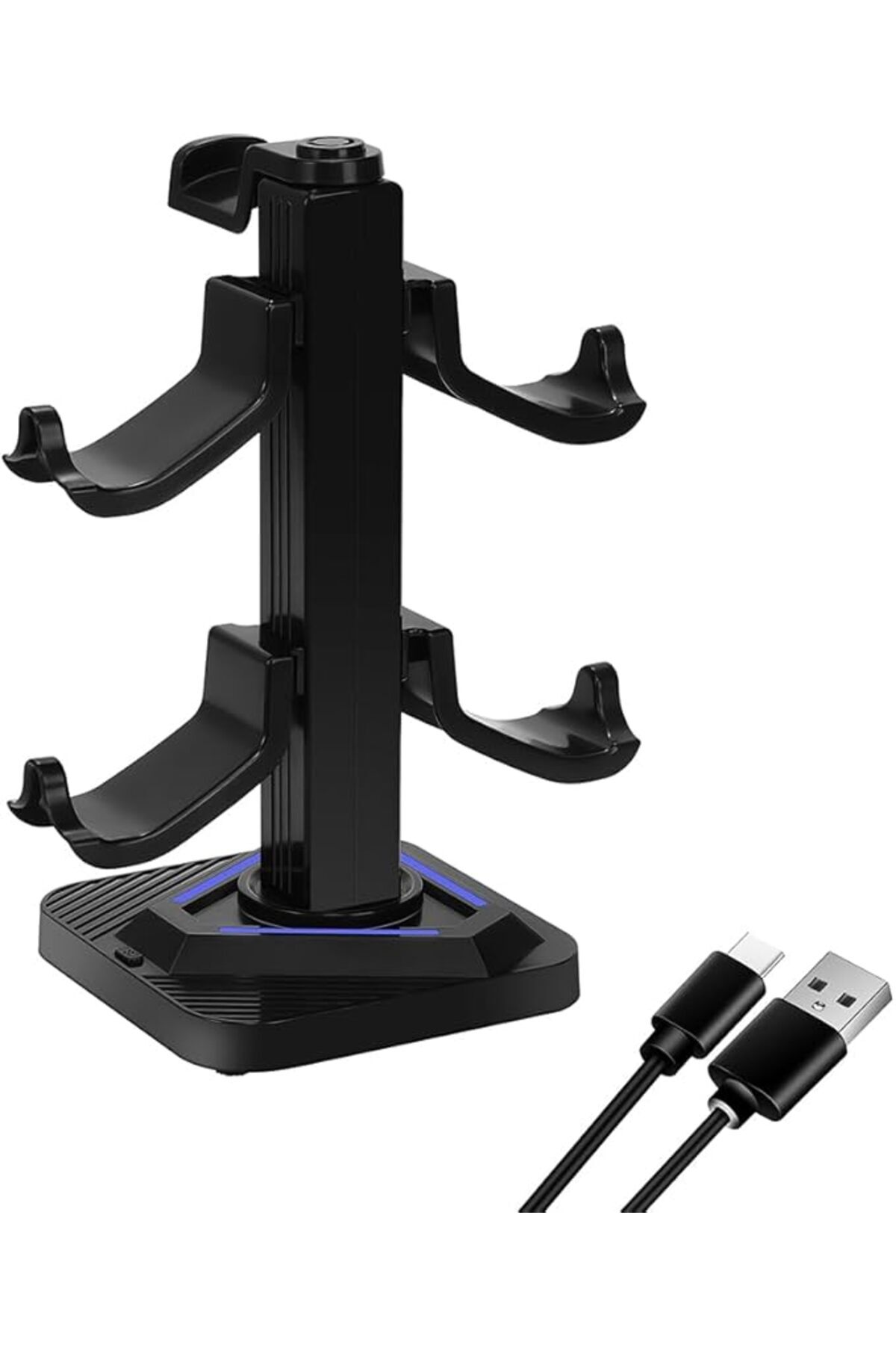 Genel Markalar Evrensel Kontrolörler için RGB Aydınlatma ve USB Bağlantı Noktalı Oyun Kulaklıkları Standı