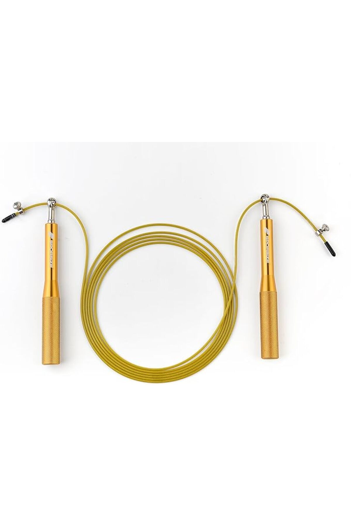 salesalbutik Atlama İpi - 360° Dönebilen Bilyalı Rulman - Ayarlanabilir Çelik Kaplı Halat