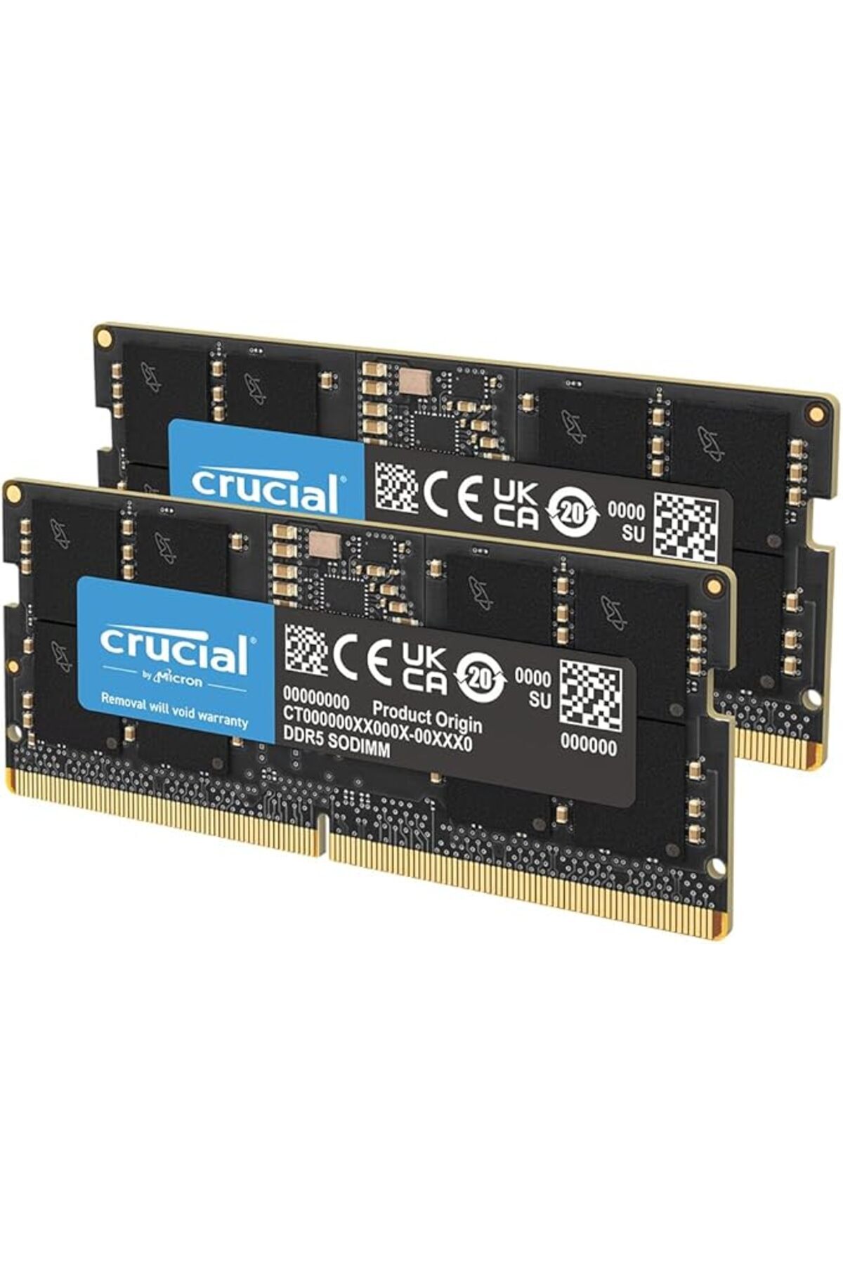 yenibagshop DRAM 24GB Kit (2x12GB) DDR5 5600MHz (or 5200MHz veya 4800MHz) Laptop Memory CT2K12G56C46S5