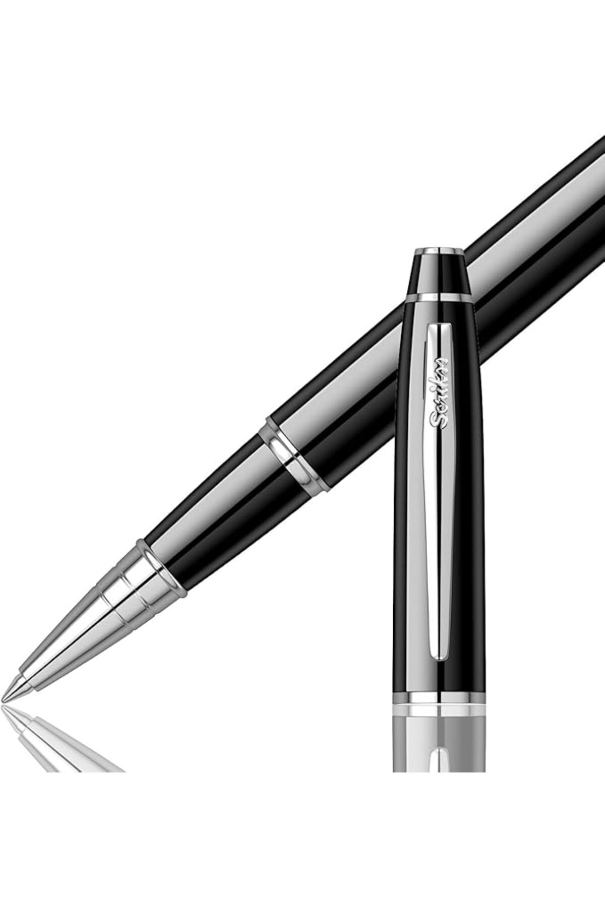 salesalbutik Noble 35 Roller Kalem Siyah Krom
