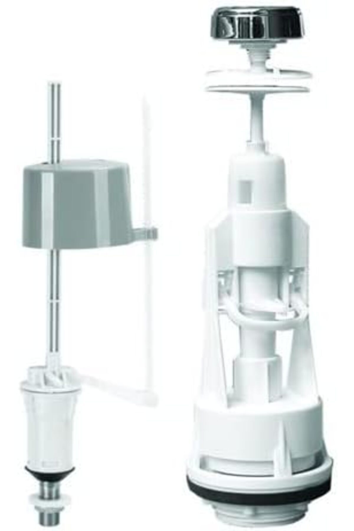 SoyluhanStore Basmalı Su Tasarruflu Klozet Sifon Rezervuar Iç Takım Seramik