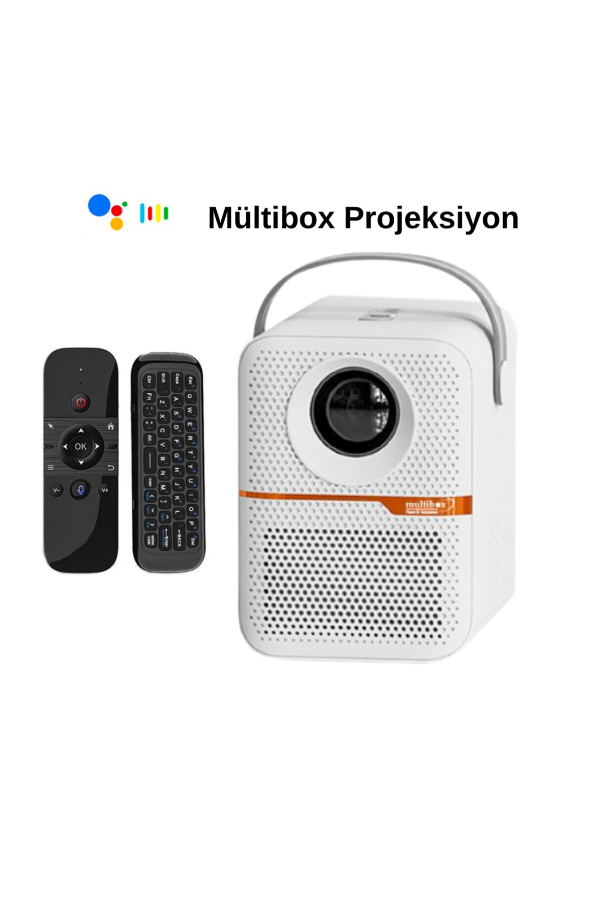 multibox MB Promax 4/64 Android 10 Projeksiyon Seti - M8 Kumanda