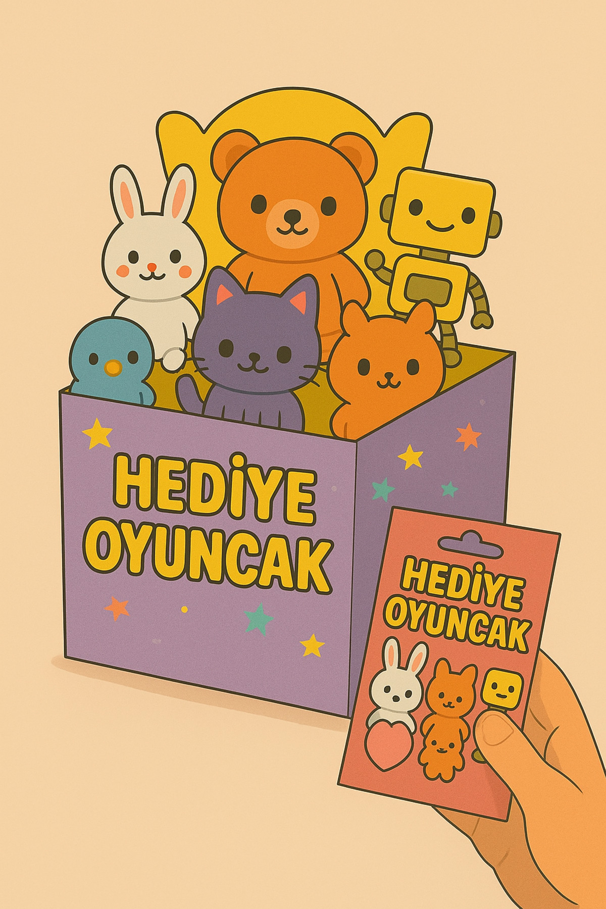 moderniko Hediye Oyuncak Yılbaşı Hediyesi Doğum Günü Hediyesi (Her pakette 1 oyuncak)