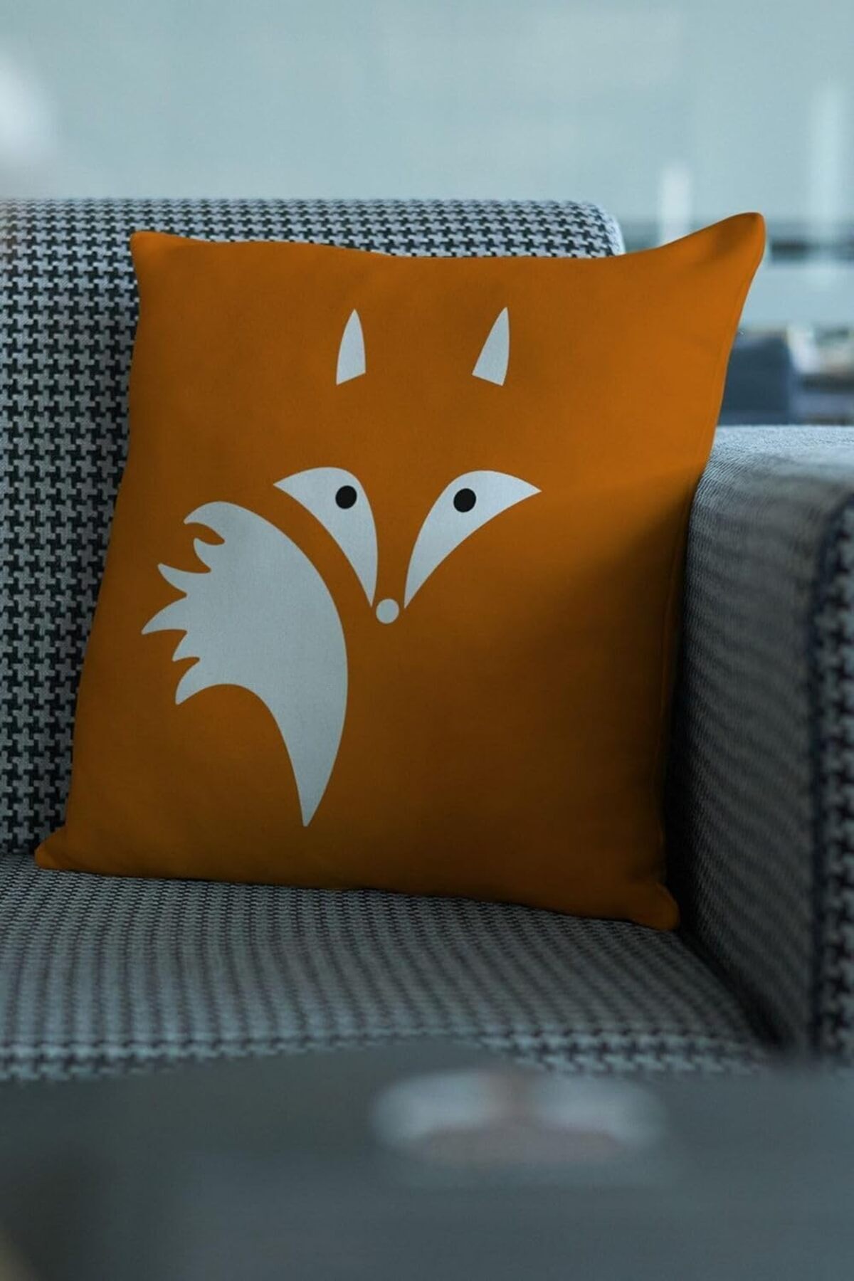 Shop a Way Hediyesepeti Tilki Tasarımlı Dekoratif Yastık - Kırlent