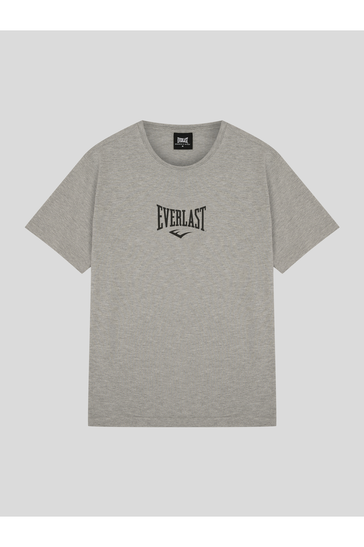 EVERLAST Comp Logo Regular Kesik Yaka Gri Erkek Tişört