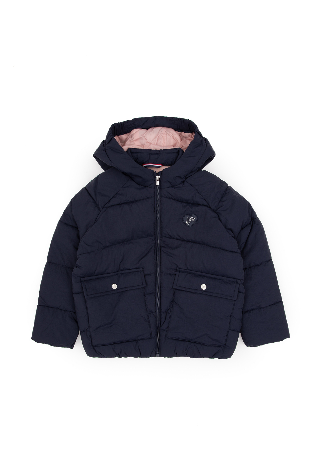 پالتو دخترانه سرمه‌ای یو اس پولو کد :(50313057-VR033) U.S. Polo Assn.