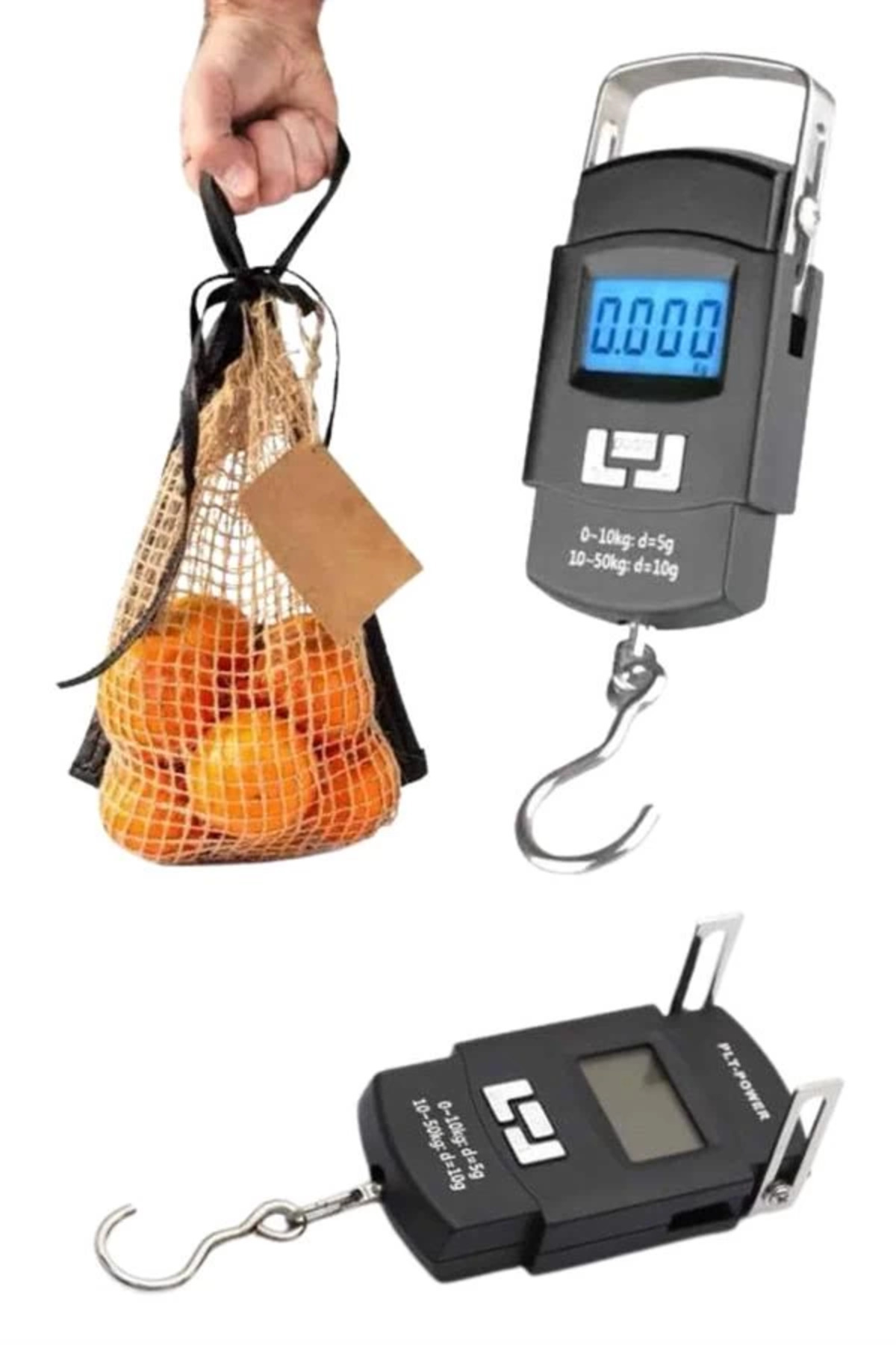 Lisinya BFS Profesyonel El Terazisi El Kantarı 50 Kg Dijital Göstergeli Tartı