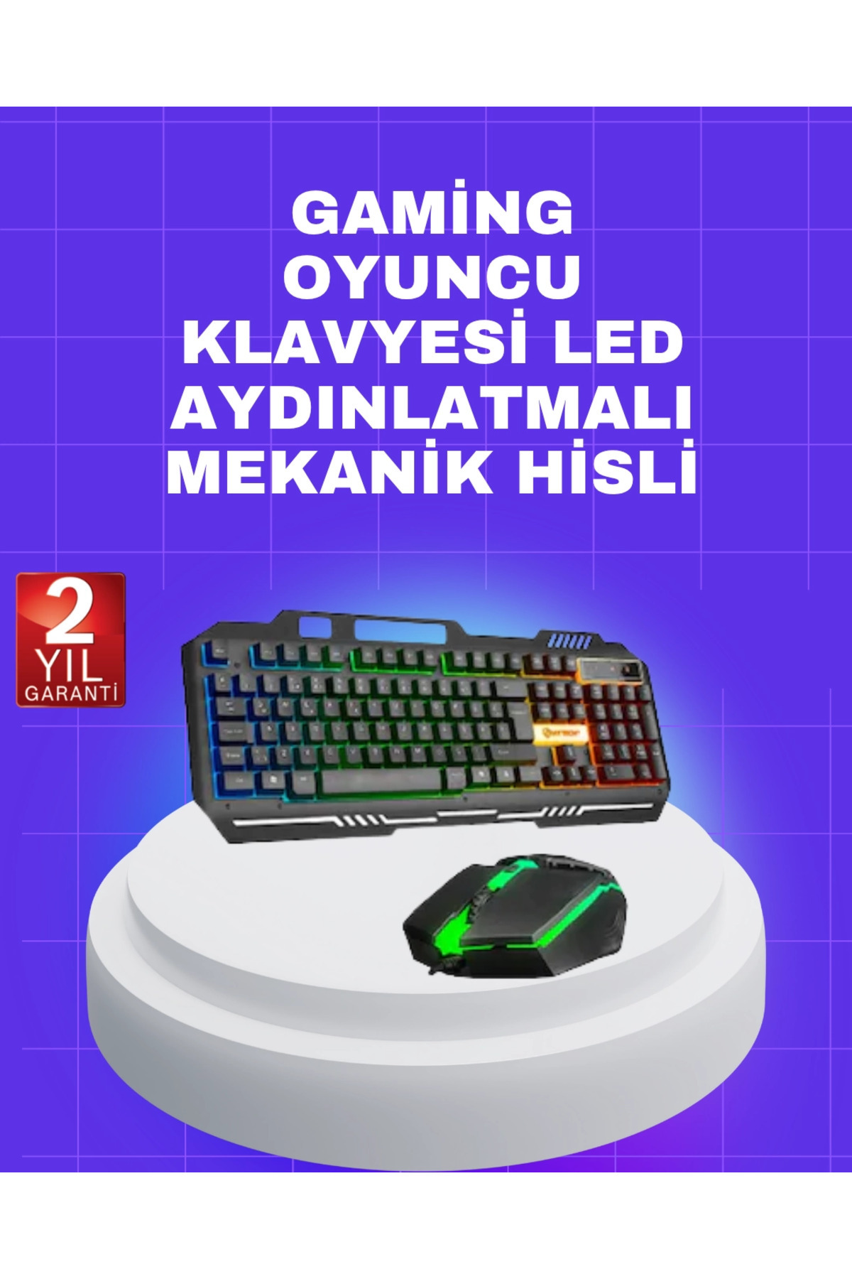 tetikteknoloji BFS Gaming Klavye Mouse – Çatışmasız Tuş, Hızlı Tepki Süresi