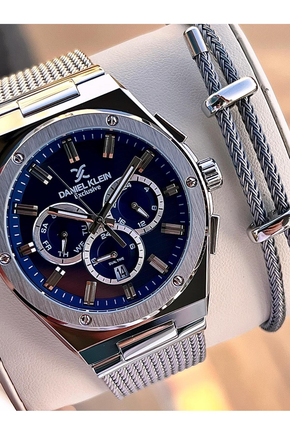 Men's Watch with Wicker Band Italian Design Bracelet Gift 2 Years Warranty E10885.3