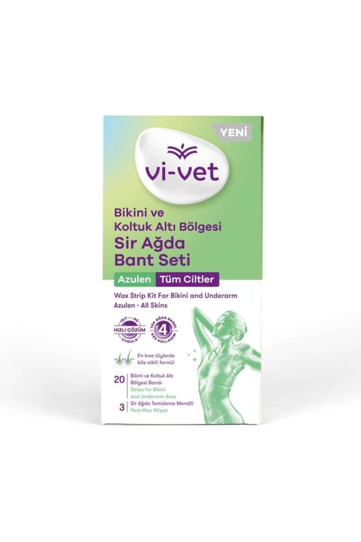STOREMAX Vivet Bikini Ve Koltuk Altı Bölgesi Sir Ağda Bant Seti Azulen 1178367