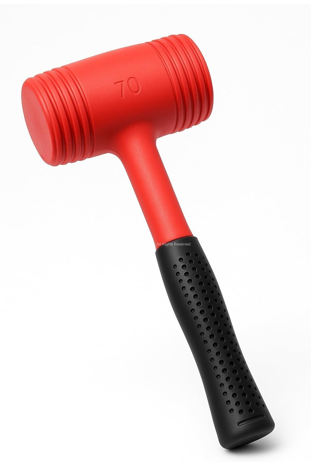 STOREMAX Çift Renkli Tokmak, Sert Plastik Başlık, İz Bırakmaz, Ergonomik Kaymaz Saplı, Kaporta İşleri, Süpürg