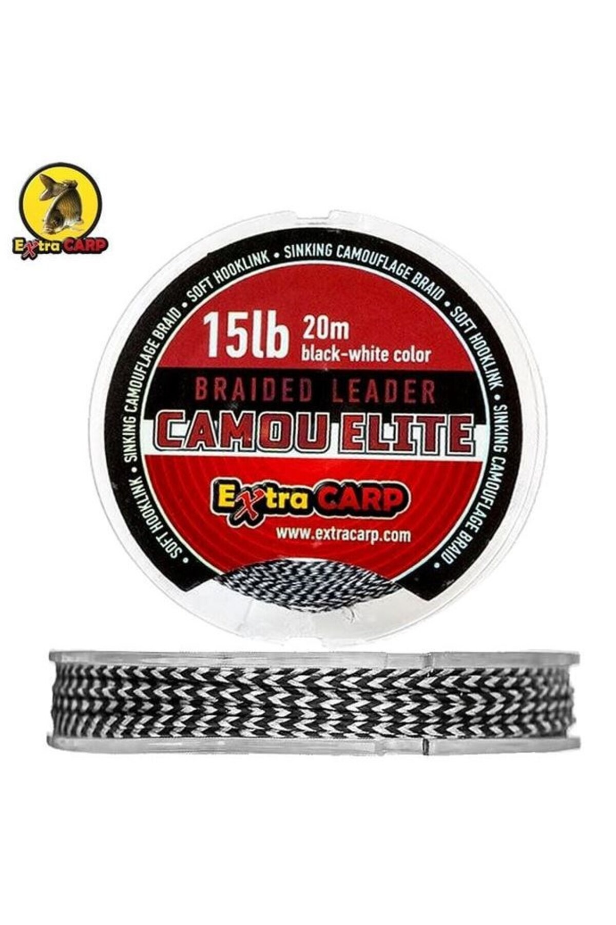 Extra Carp Camou Elit Sazan Rig Ipi Kaplamasız 20mt 20 lb