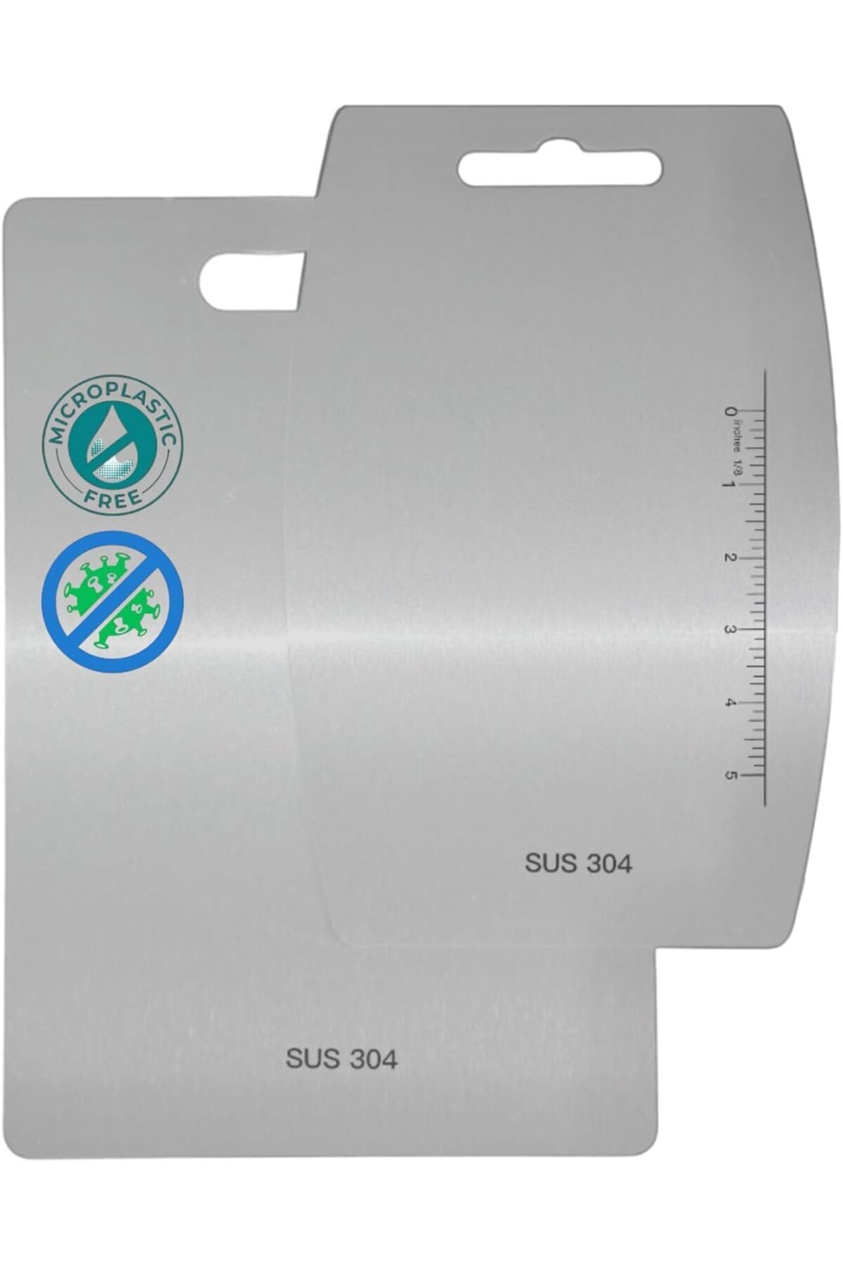 STOREMAX Çift Taraflı Kesme Tahtası - (2 ADET) Premium SUS 304 Mutfak, Et, Sebzeler, Bebek Maması için Paslan