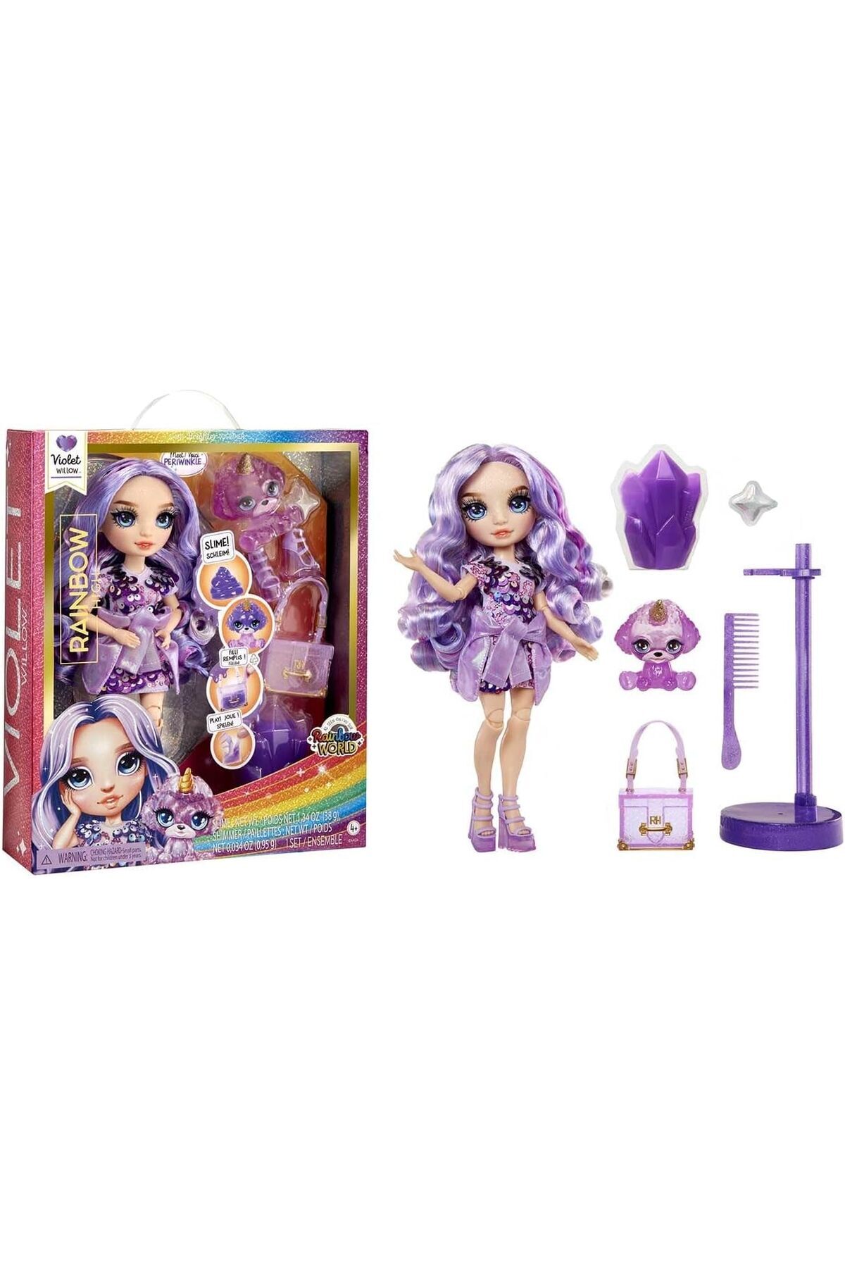 STOREMAX Parlak Slime ve Evcil Hayvan Serisi Bebeği 1175735