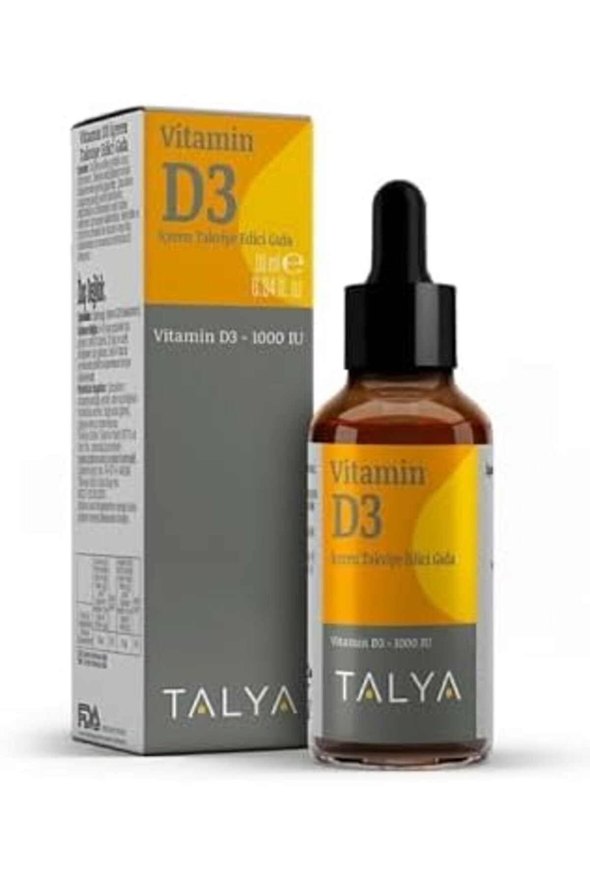 STOREMAX Talya Vitamin D3 Içeren Takviye Edici Gıda Damla, 1000 Iu, 10 ml 1178367
