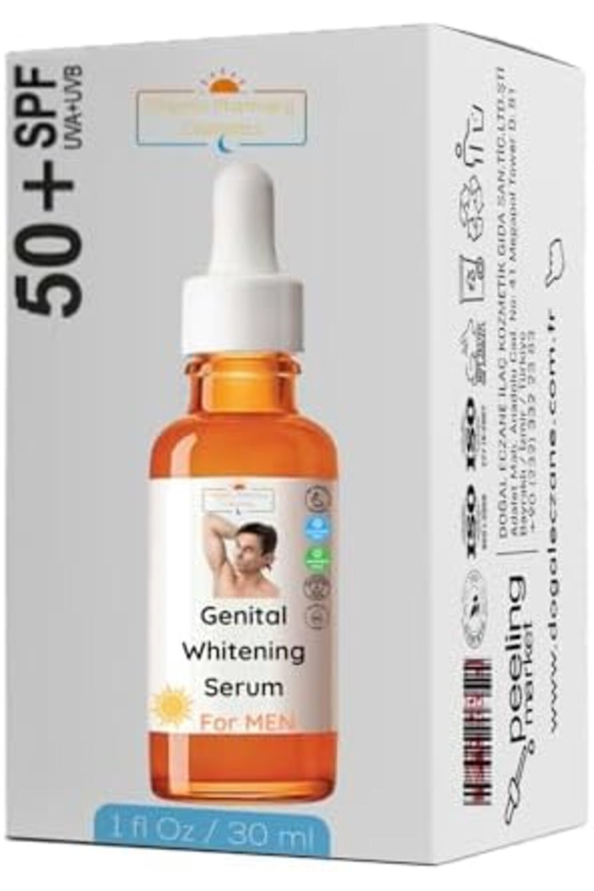 STOREMAX Erkekler için Genital Bölge Beyazlatıcı, koltukaltı Beyazlatıcı Serum 30 ml 1182297