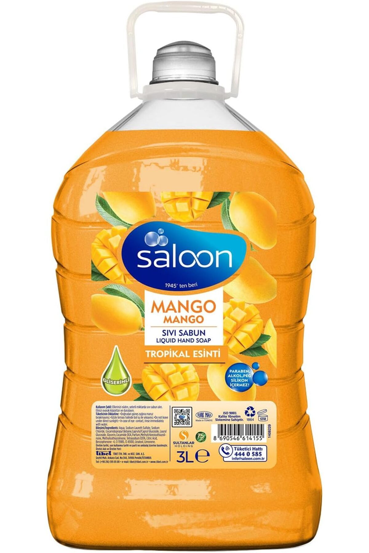 STOREMAX SALOON Sivi Sabun Taze Mango 3 L 1178367