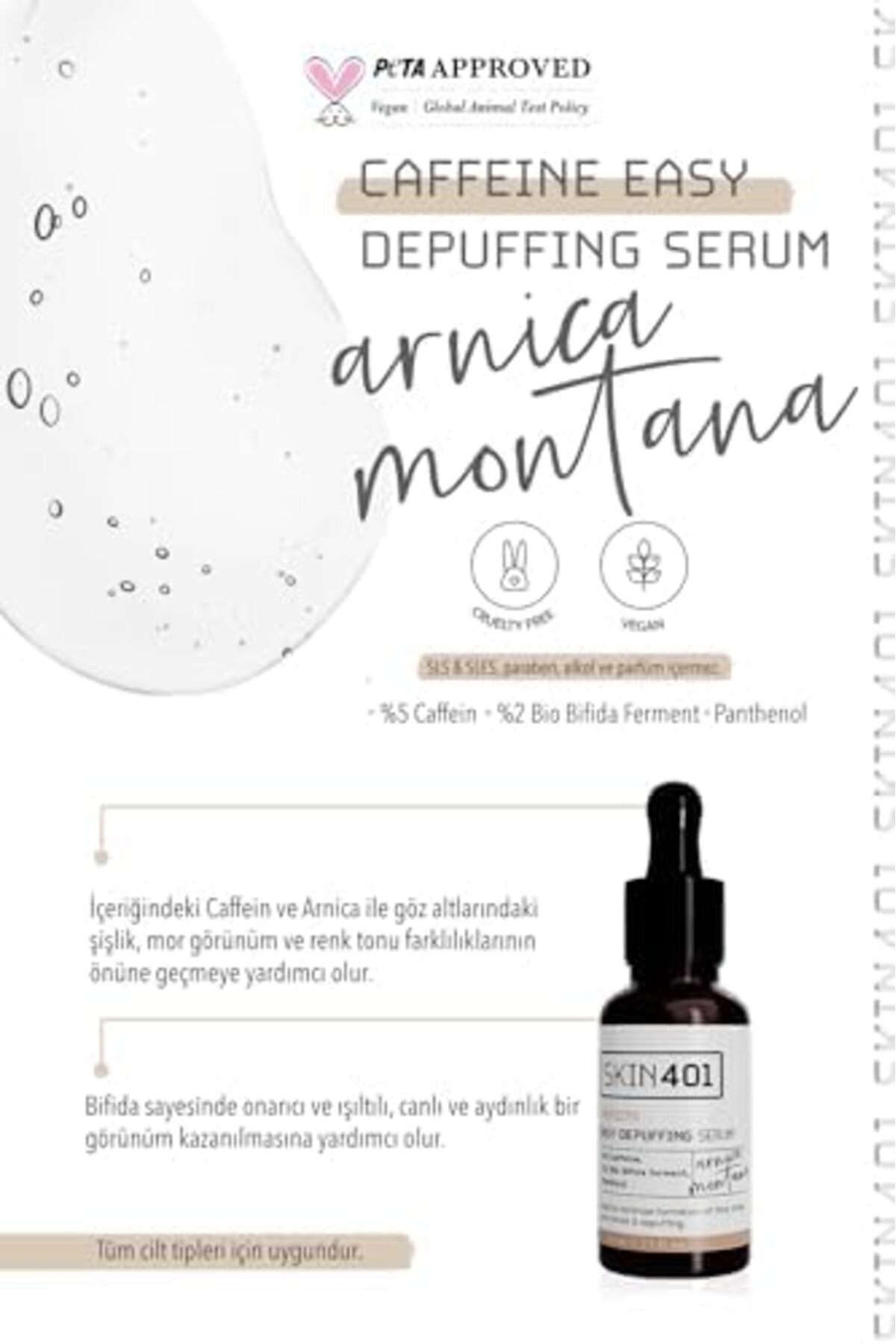 STOREMAX Skin401%5 Kafein Göz Altı Şişlik ve Torbalanma Önlemeye Yardımcı Serum 30 ml 1182297