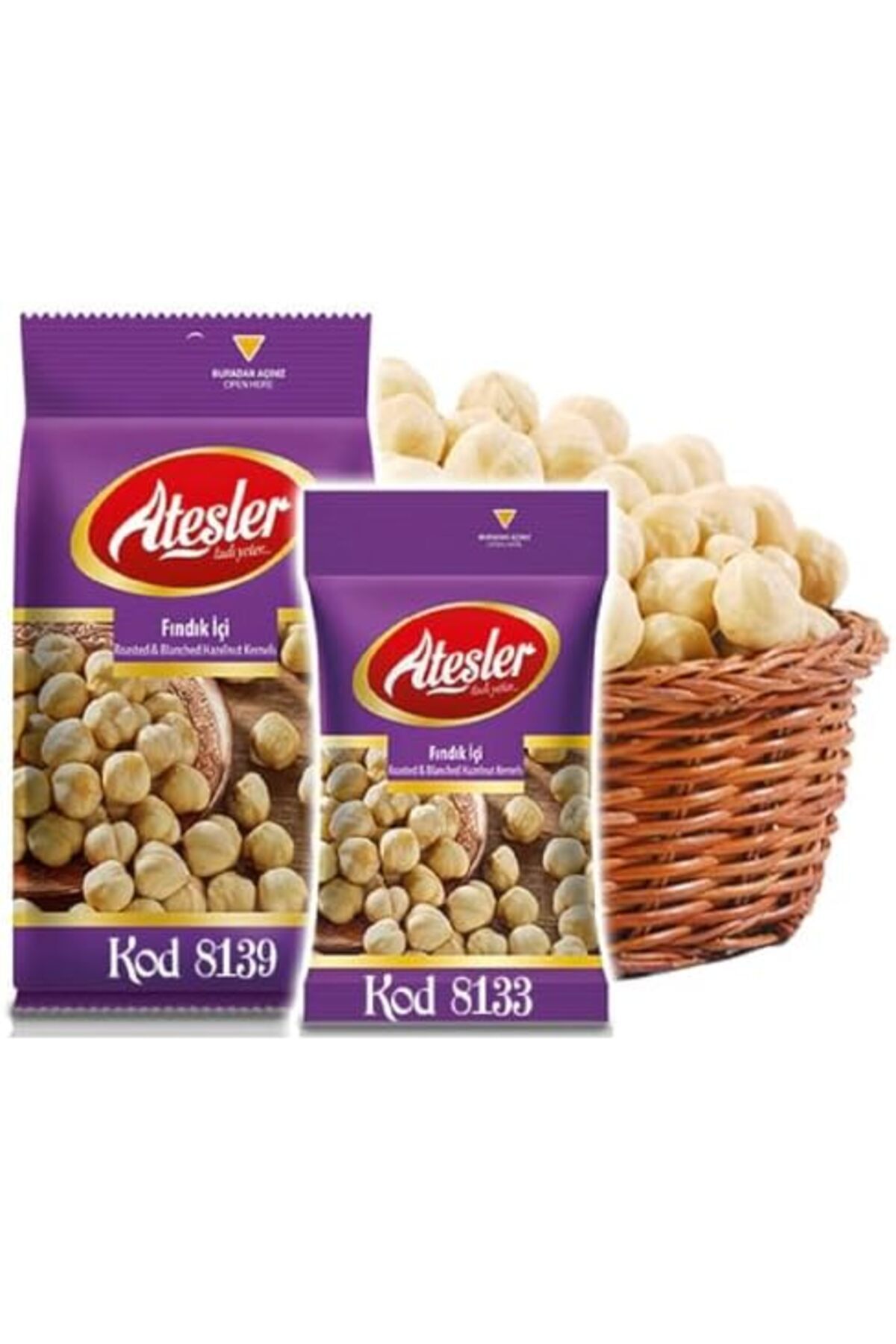 STOREMAX Ateşler Kuruyemiş Fındık İçi Kavrulmuş 140 gr 1182297