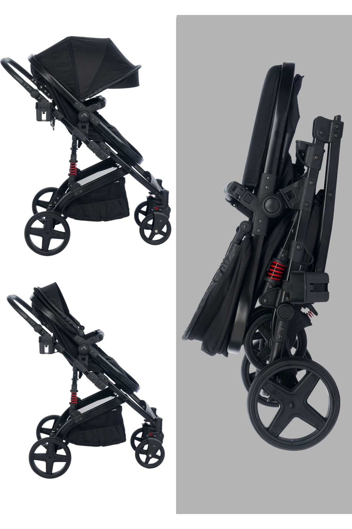 BEBEGOLD Truva Travel Sistem Bebek Arabası / Ana kucağı / Yağmurluk fotoğrafı 5 (önizleme)