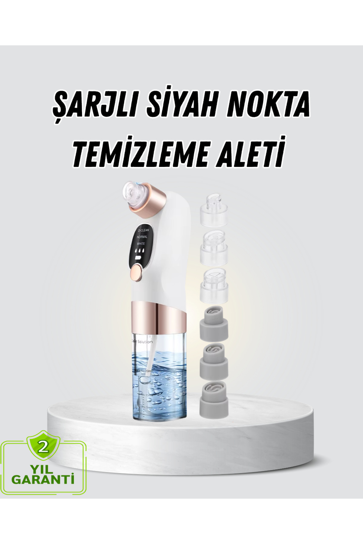 LTG Nova Vakum Teknolojili Siyah Nokta Temizleyici – Cilt Tonu Eşitleyen Masajlı Cilt Bakım Cihazı