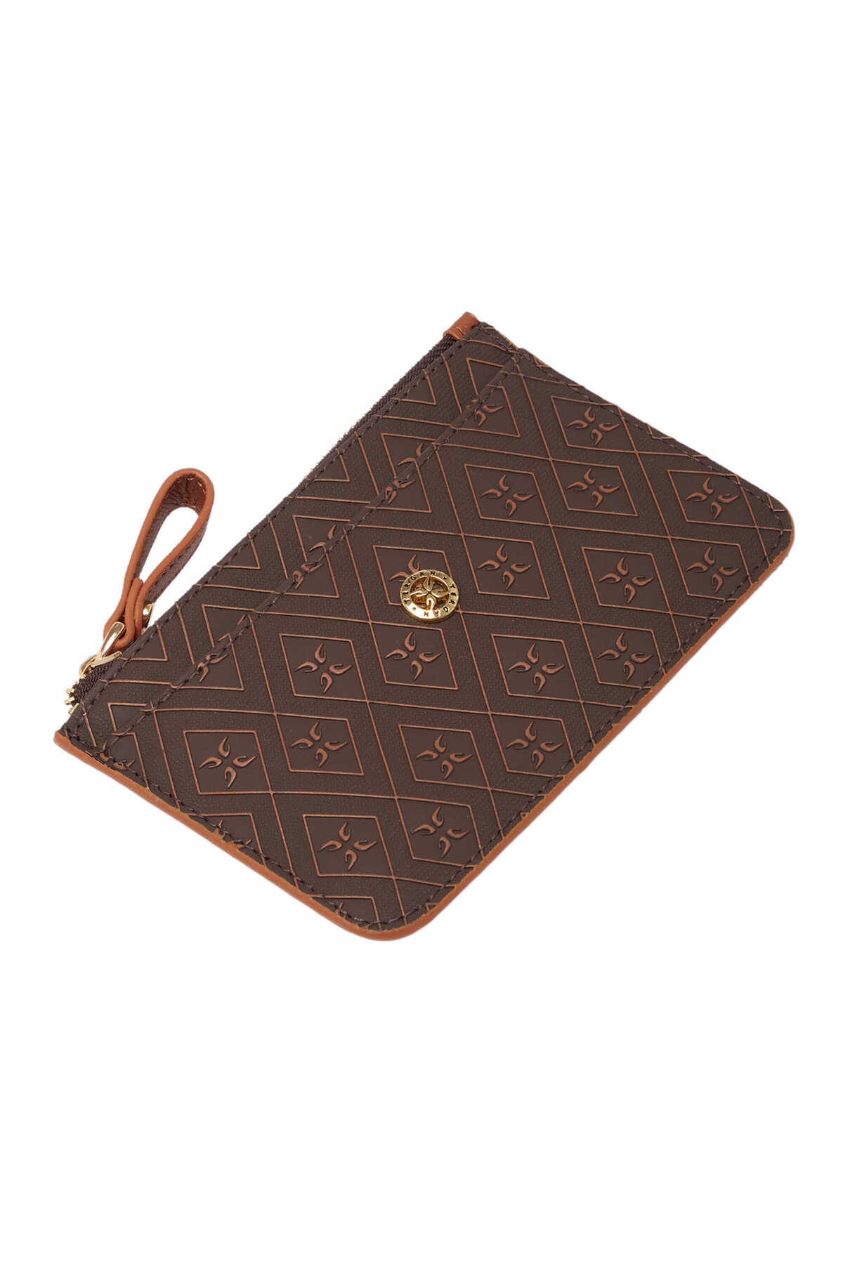 Brown Print Women's Wallet-S1CB00055821-R1P