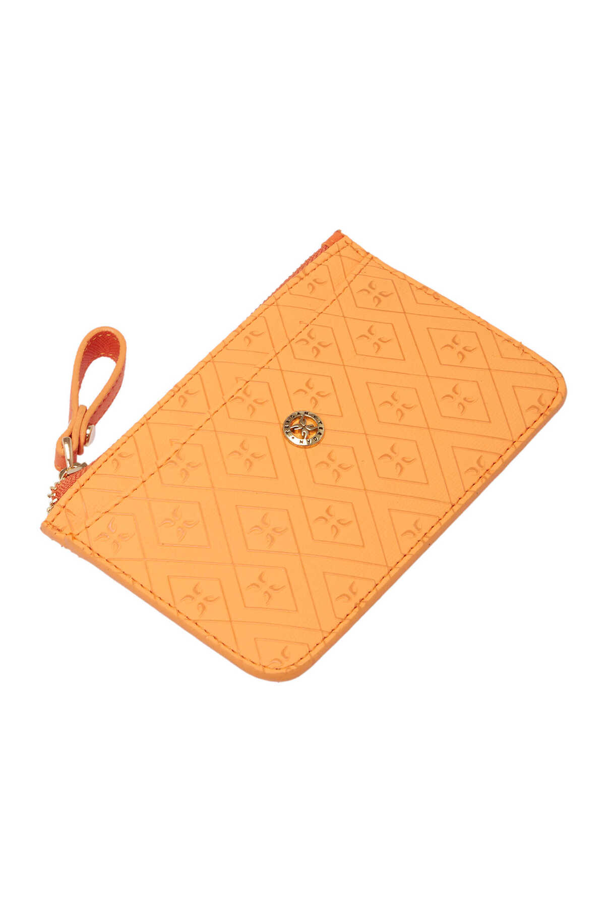 Orange Print Women's Wallet-S1CB00055821-V3F