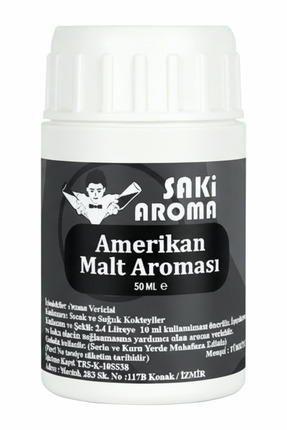 Saki Aroma Black Hazır Karışım Malt Kiti - Malt Aroması Hazır Karışımı 50 ML ...