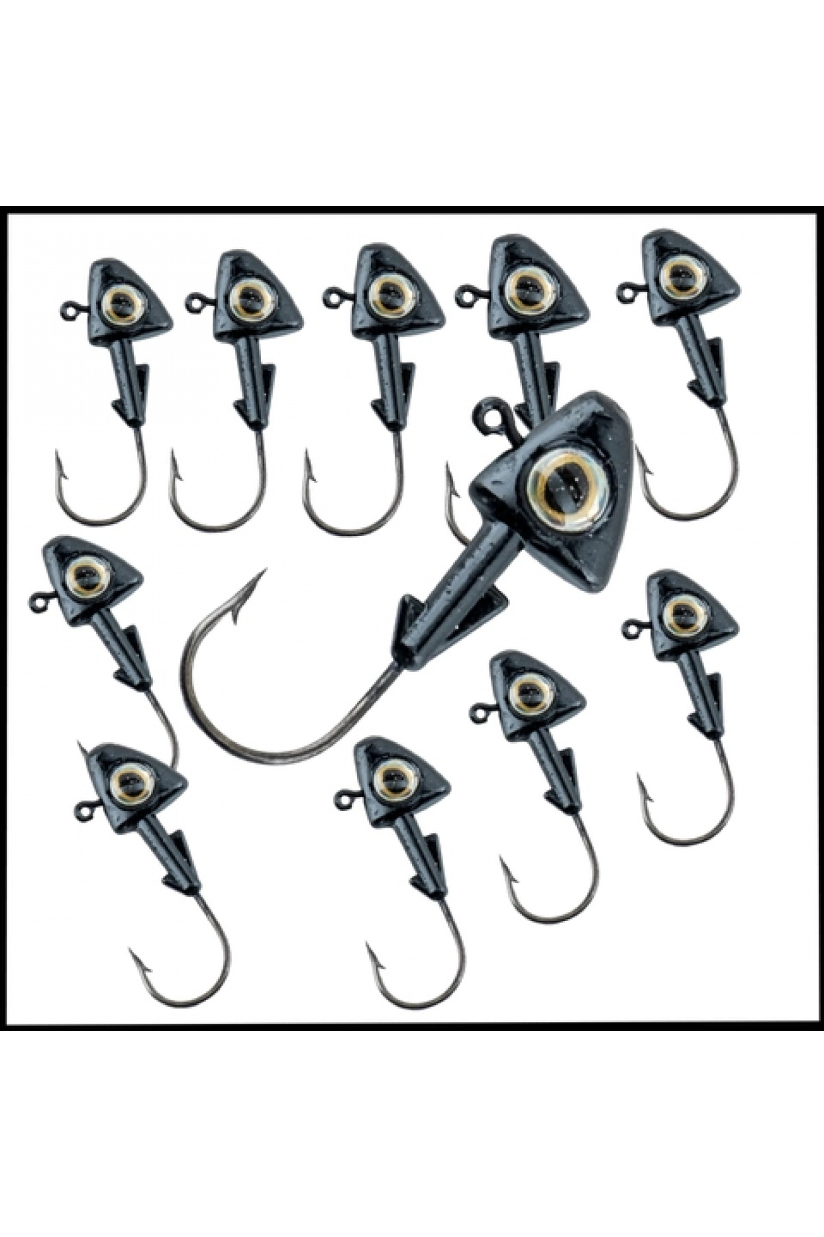 Uygunayakala Uyguna-Yakala Siyah - 6 Gr Zoka - Kurşunlu Olta İğnesi - 10 Adet-ALA.255