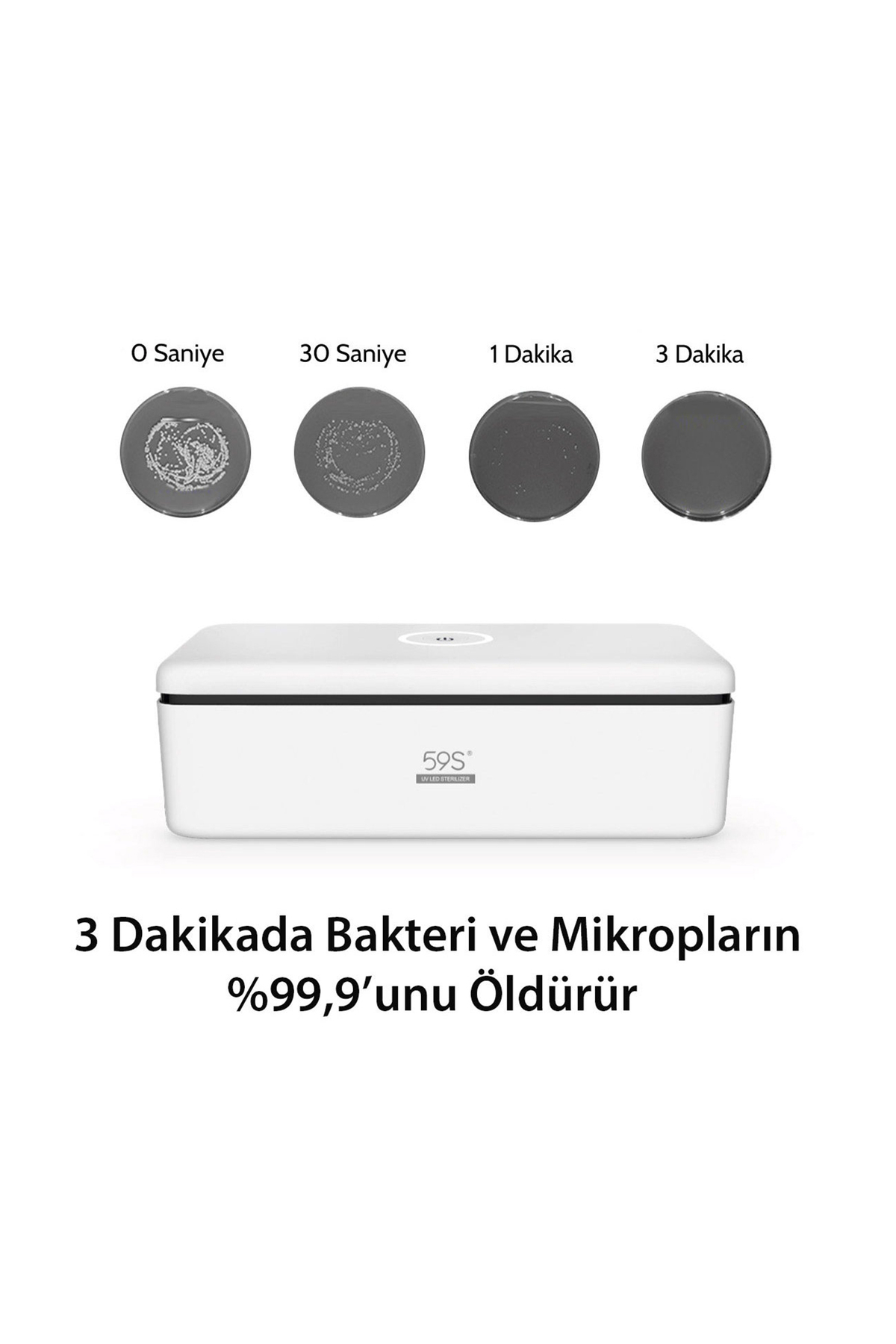59s S2 Ultraviyole-c Led Sterilizasyon Kutusu fotoğrafı 3 (önizleme)