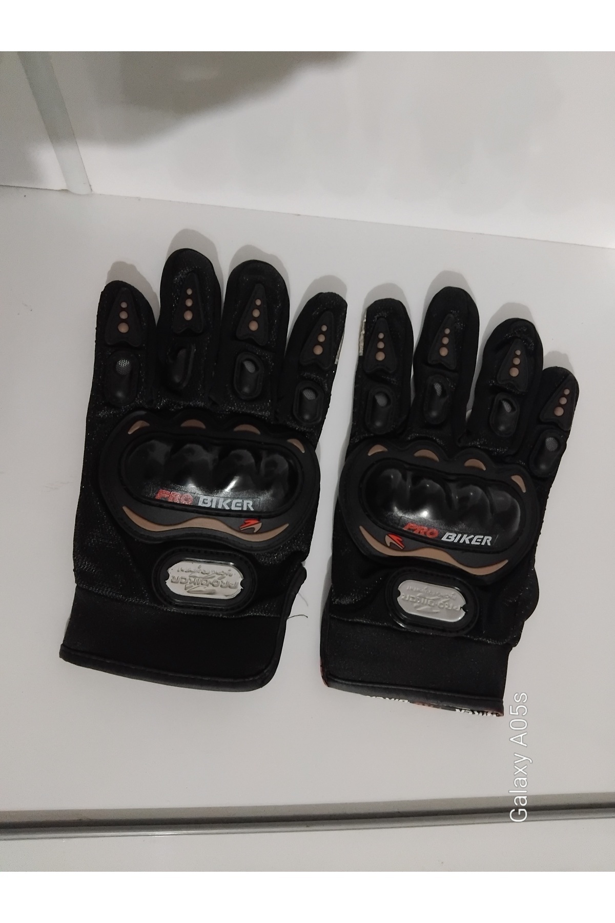 Ali Özdemir Motors Pro Biker Siyah, Korumalı, Mevsimlik Eldiven