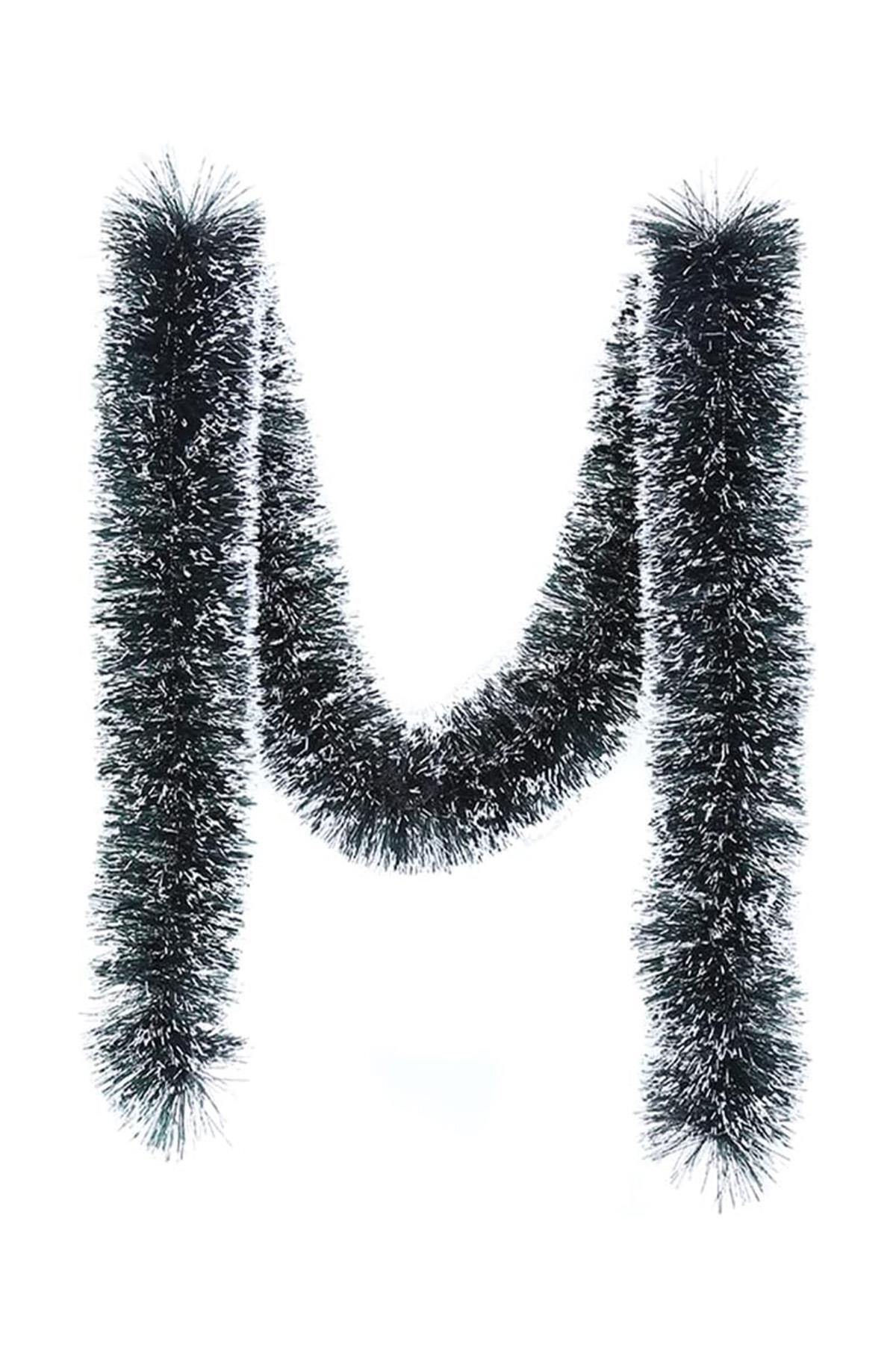 Patladı Gitti Karlı Yeşil Yılbaşı Garland Doğum Günü Simi Çam Ağacı Süsü 200 Cm