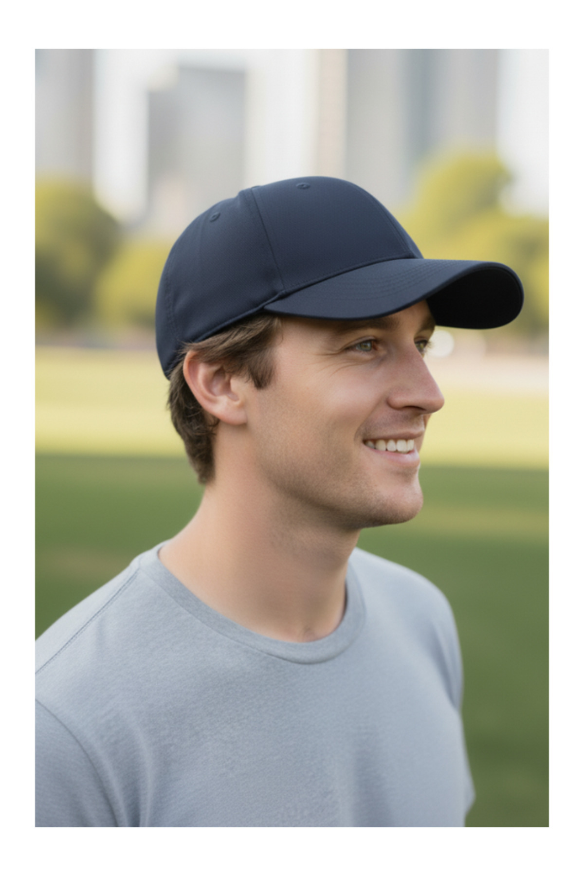 QUOS %100 Pamuk Unisex Hip Hop Cap Şapka Düz Kep