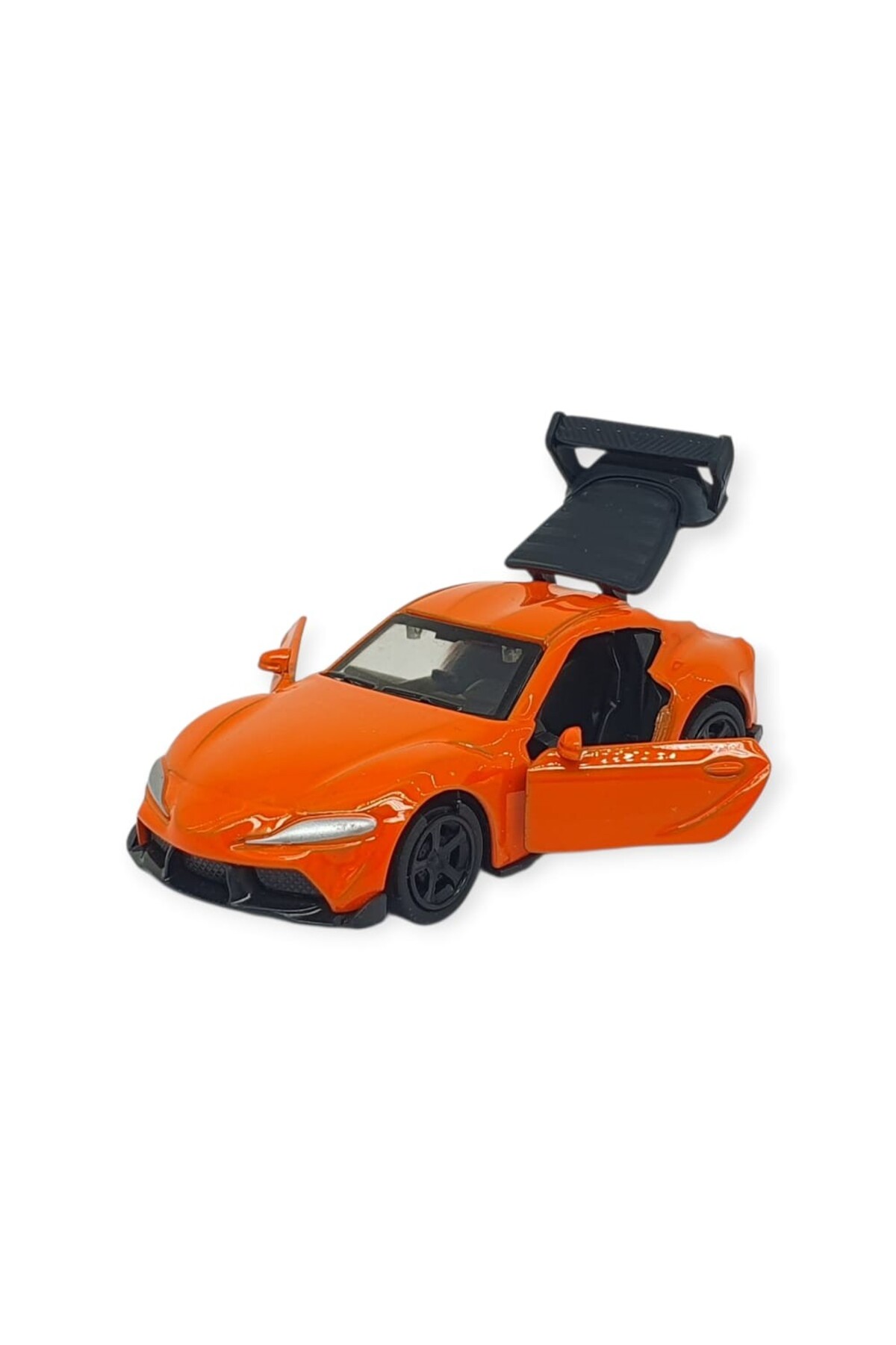 Vardem Çek Bırak Metal Küçük Arabalar 8 cm - 6411A-14 - Turuncu