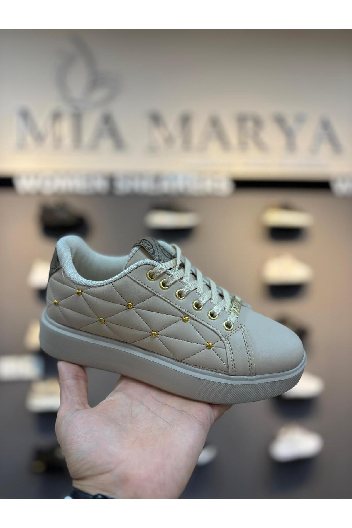 【mia】 Mia marya Altın Detaylı Kadın Günlük Spor Ayakkabı - Fiyatı, Yorumları
