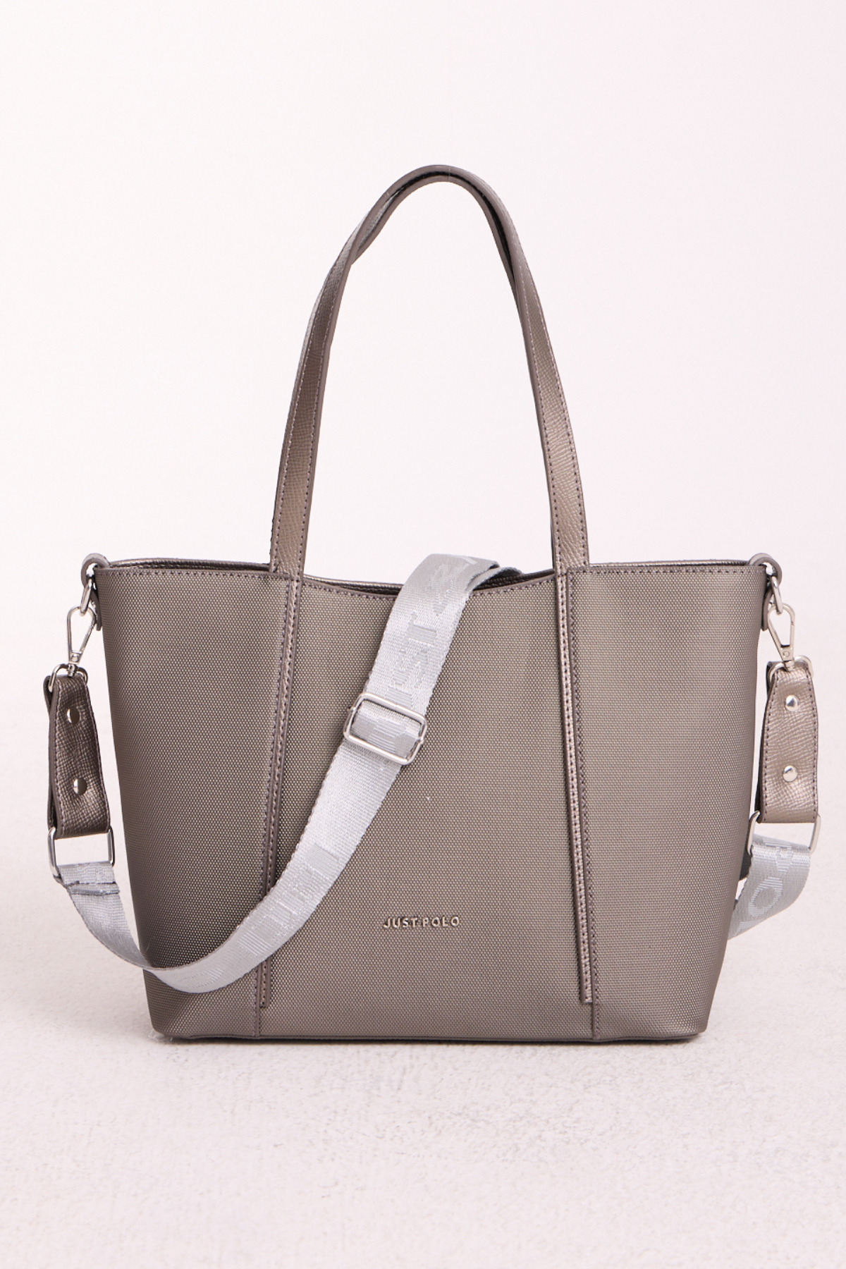Just Polo Luxury Women's Wide Shoulder Bag with Adjustable Shoulder Strap