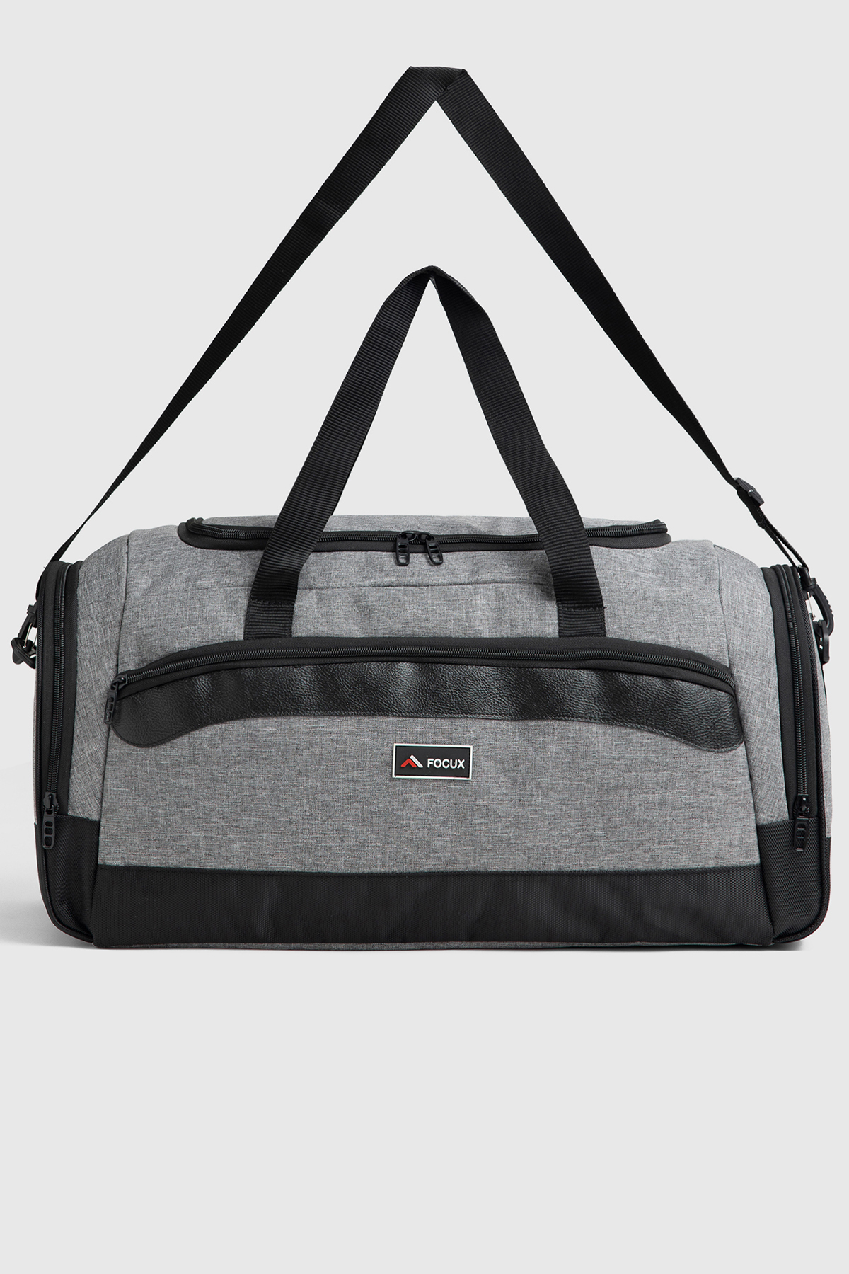 Fiyaka  Nil-12 SPOR ÇANTASI AYAKKABI BÖLMELİ SEYAHAT ÇANTASI EL VALİZİ GYM SPOR SALONU GRİ - Görsel 4