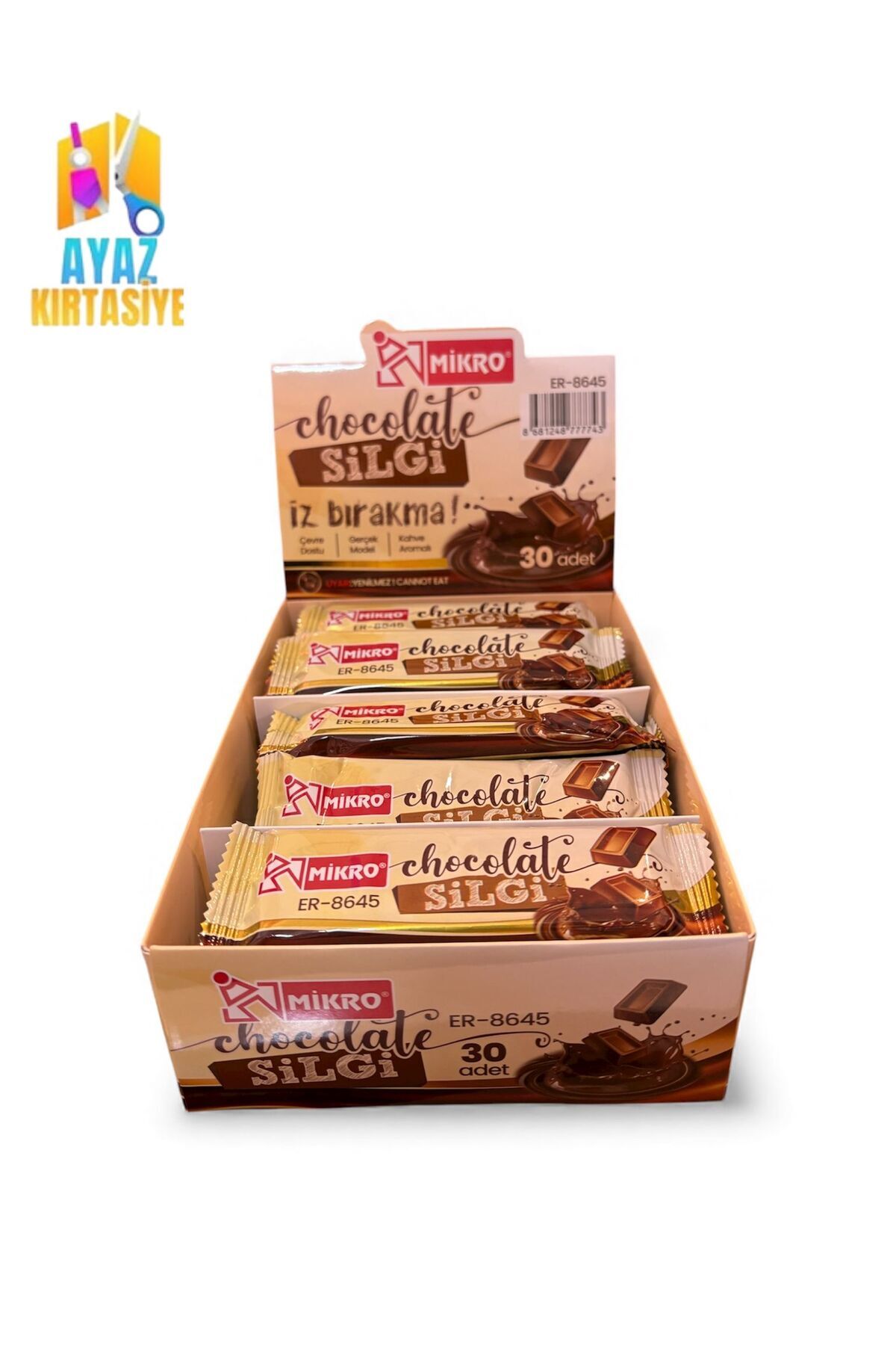 Mikro Çikolata Silgi kokulu - Kahve Aromalı er-8645