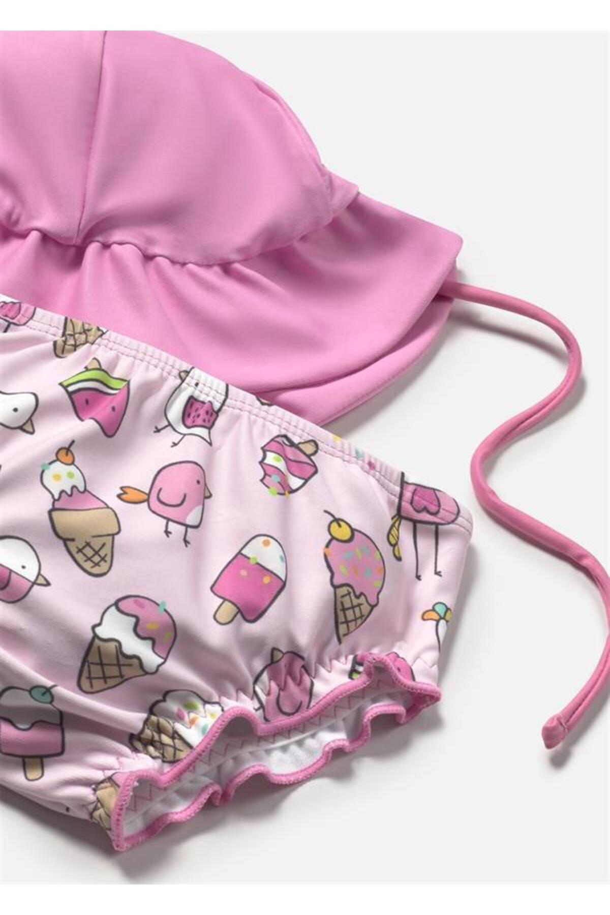 Mayoral kız bebek mayo şapka tişört 3 lü set 1668 fotoğrafı 3 (önizleme)