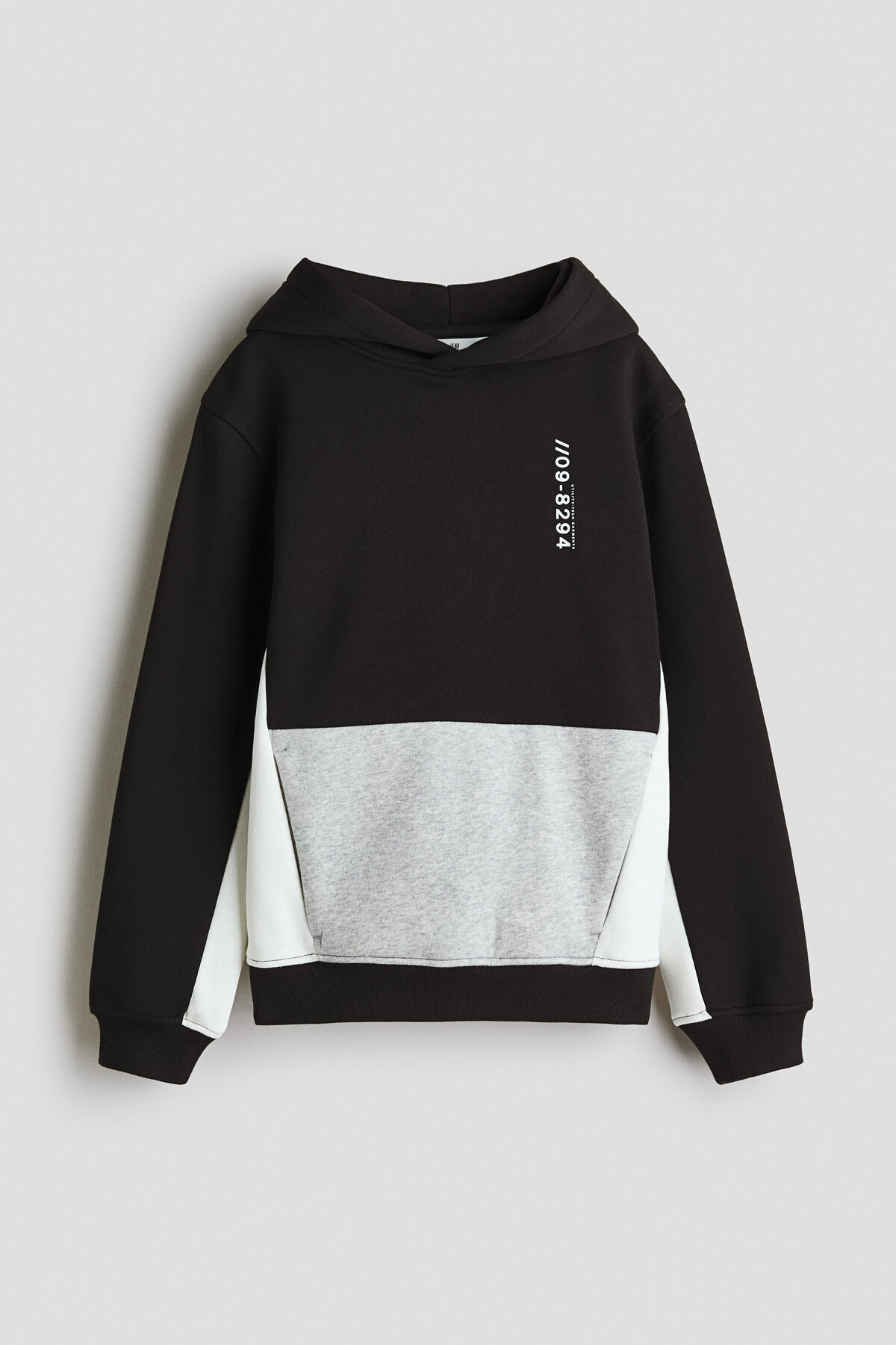 رنگ بلوکی و کلاه دار اچ اند ام سویشرت H&M