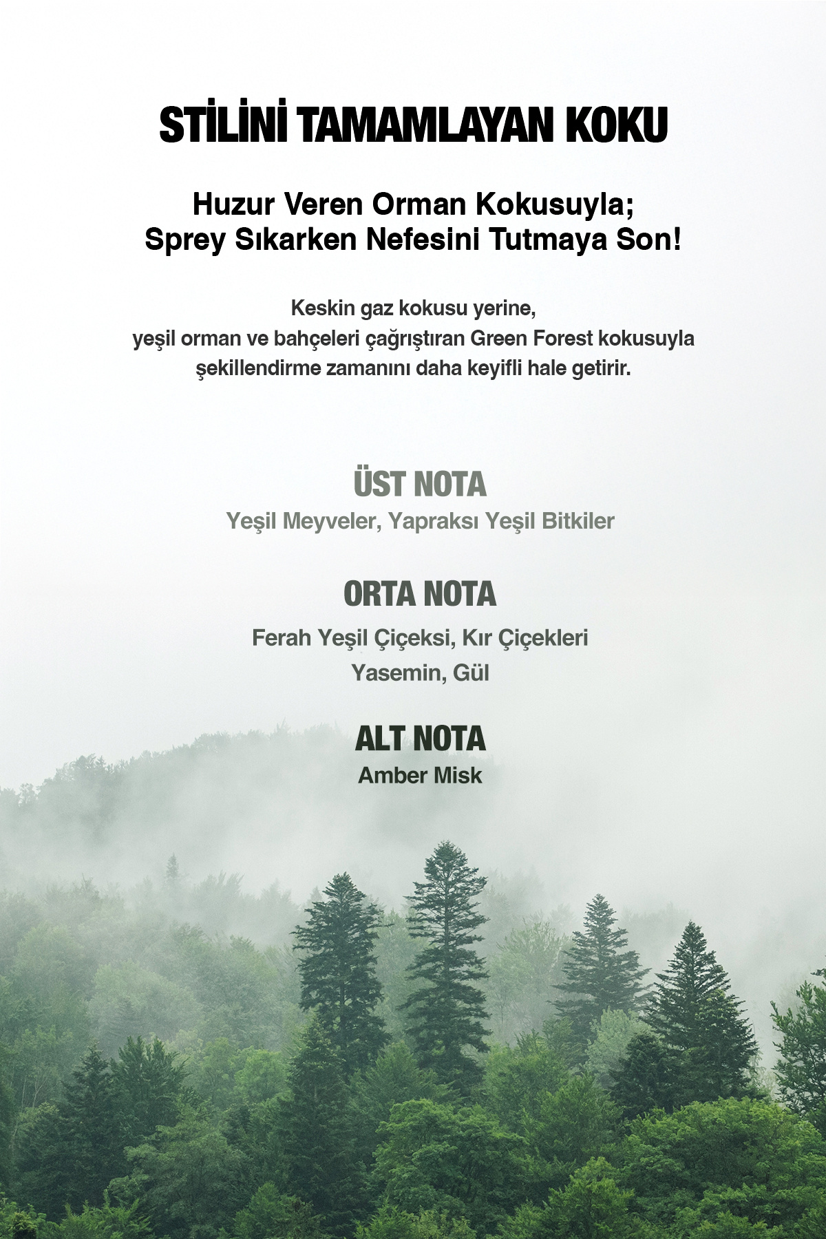 Mat Bitişli Hacim Sunan Ultra Güçlü Saç Sabitleyici Sprey ForMen Bamboo Forest Mega Hard Spray — 8735 — تصویر 7 از 9