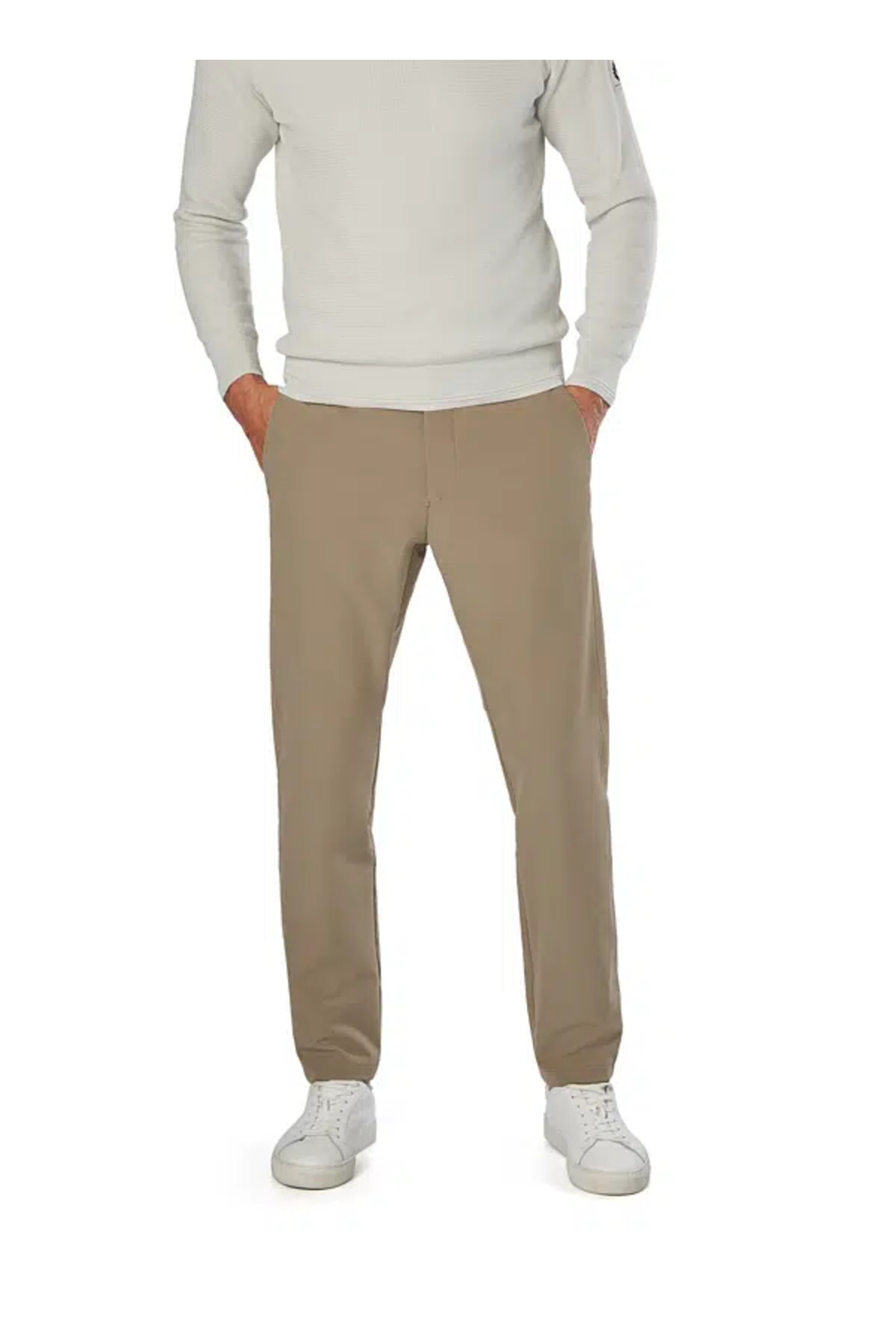 باس شلوار مردانه اسلیم فیت، سریع خشک شونده، دمپا گشاد، ضد آب، بژ، کد ۵۰۵۳۴۳۰۳-۳۳۴